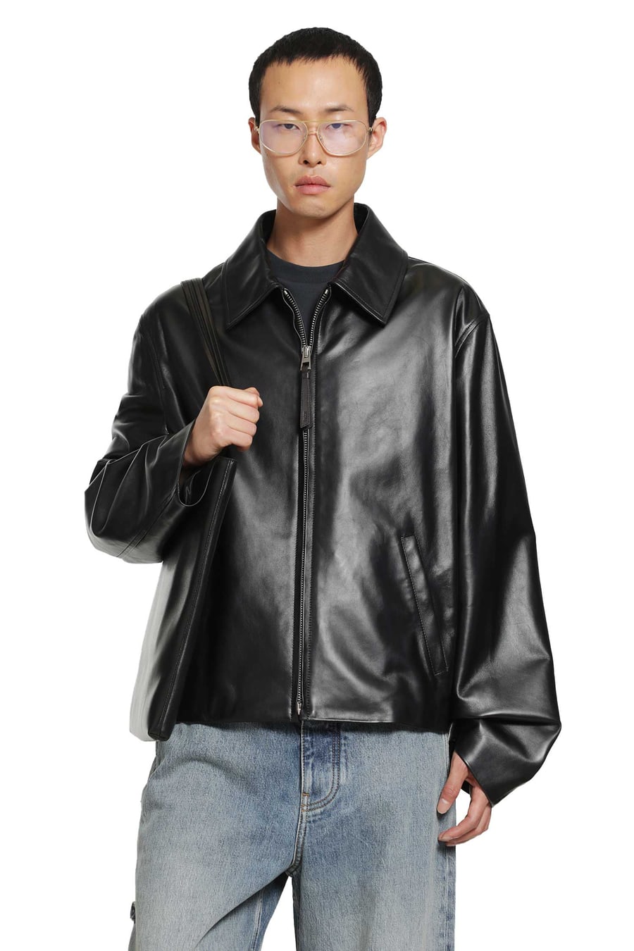Loewe Zip-Up Jacket in Lambskin
