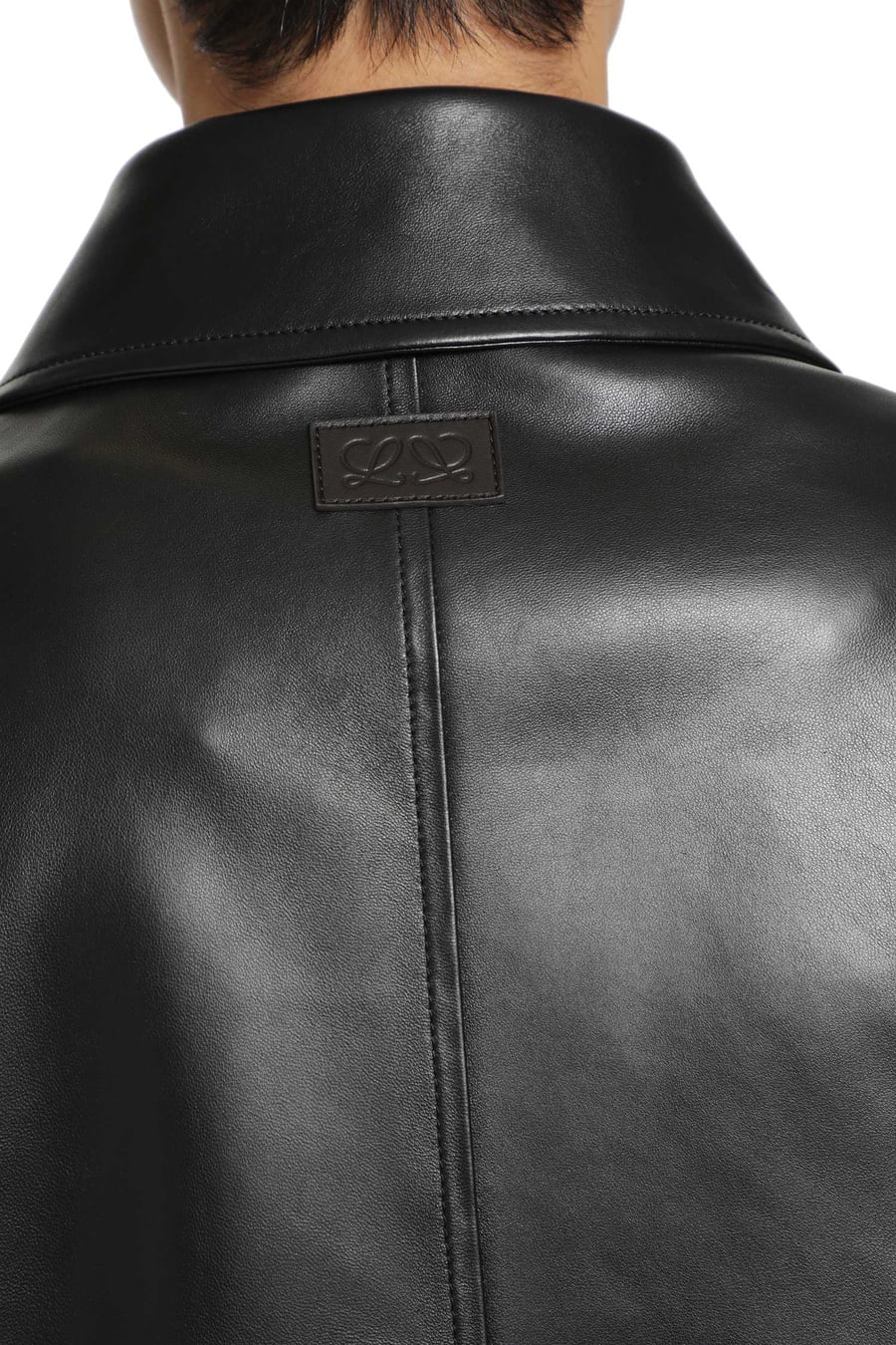 Loewe Zip-Up Jacket in Lambskin, view 5