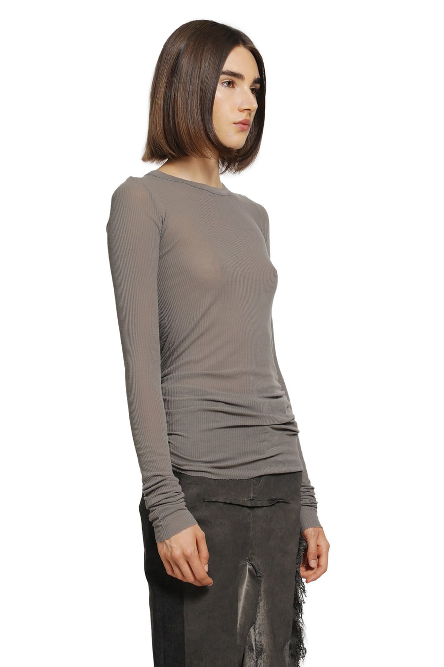 Rick Owens Tower Rib LS T, view 3