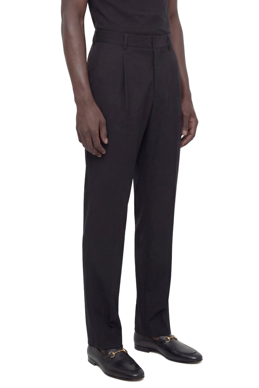 Gucci Wool Silk Twill Pants, view 2