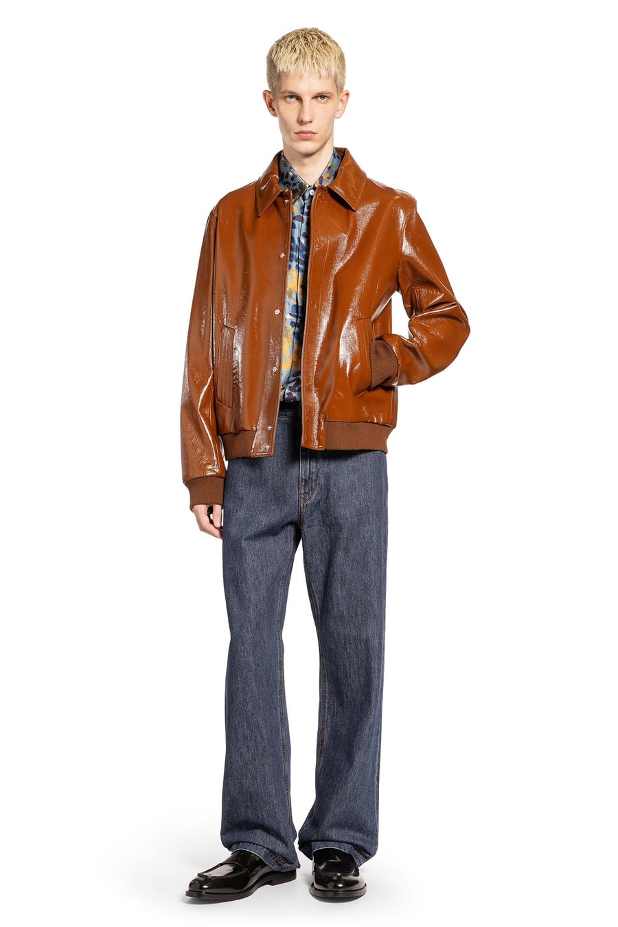 Fendi Lacquered Leather  Jacket, view 6