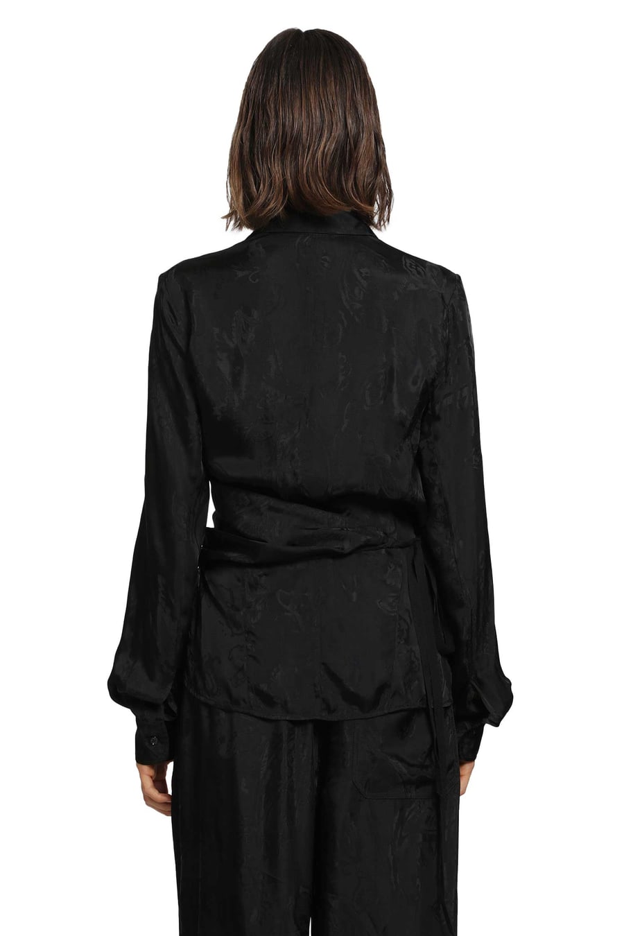 Ann Demeulemeester Alba Wrap Shirt, view 4