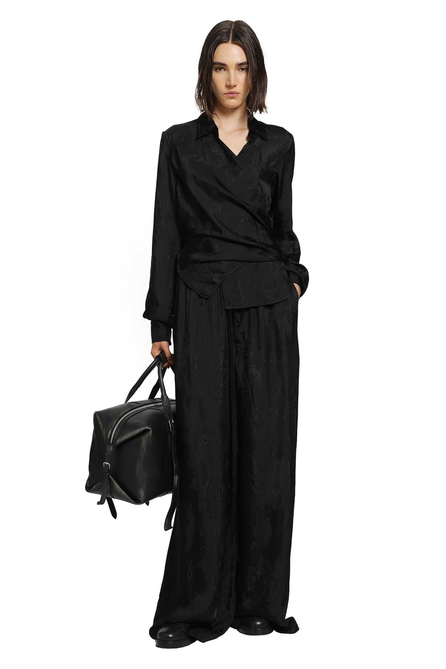 Ann Demeulemeester Alba Wrap Shirt, view 5
