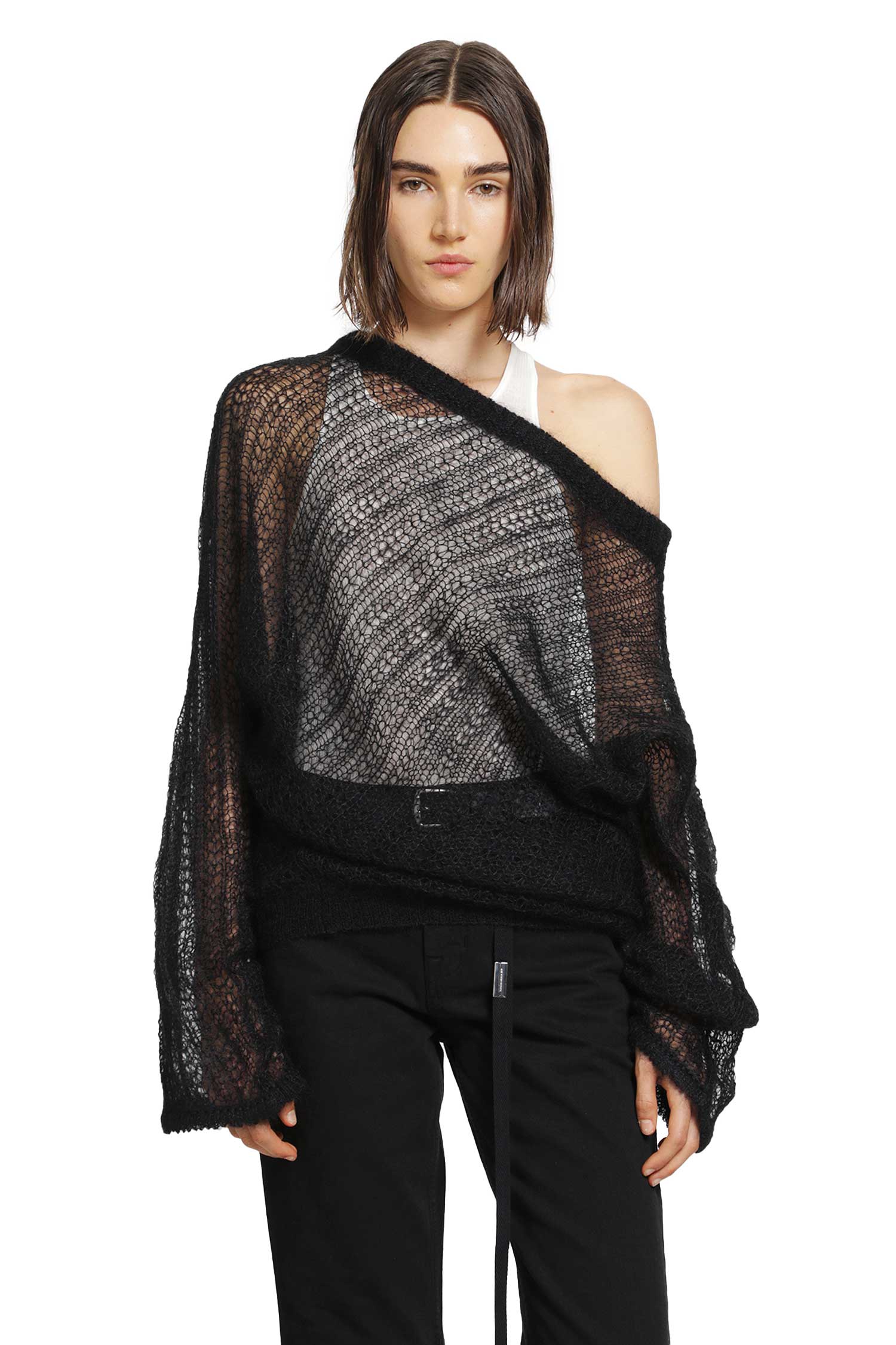Ann Demeulemeester Christabel Drop Shoulder Sweater, view 2