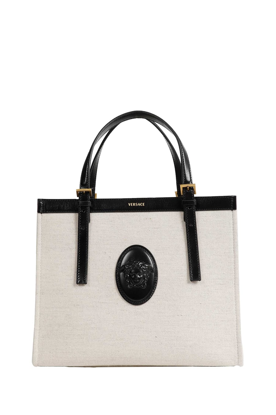 Versace Rivière Canvas Tote Bag