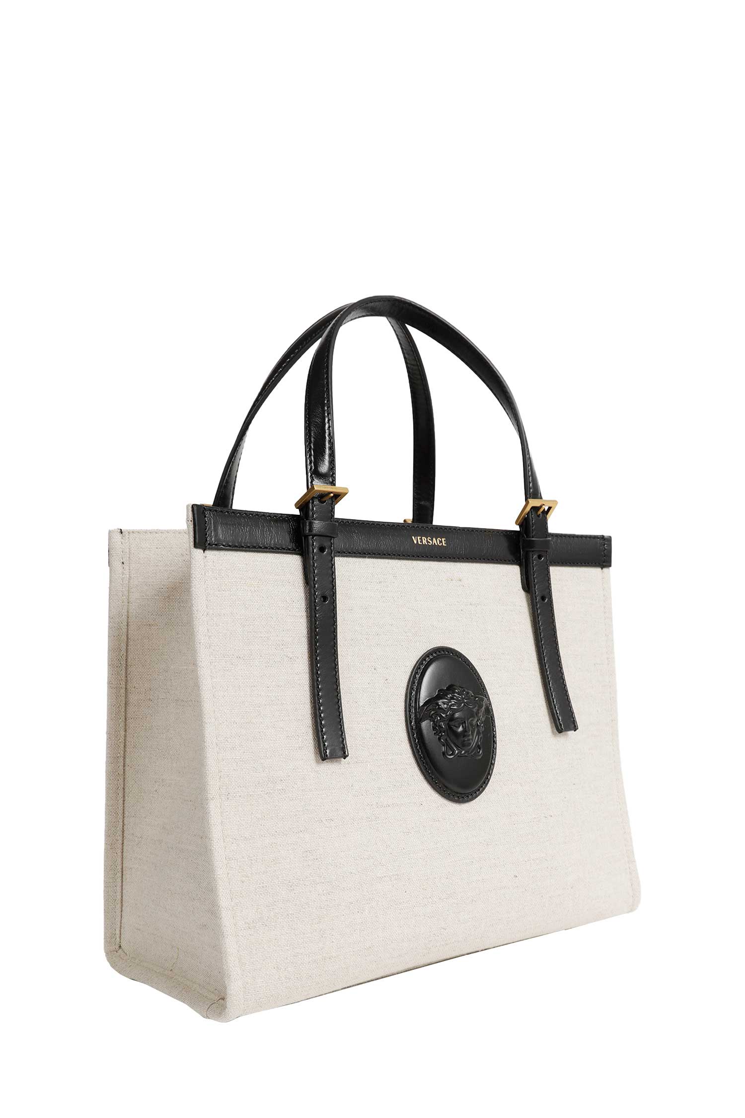 Versace Rivière Canvas Tote Bag, view 2