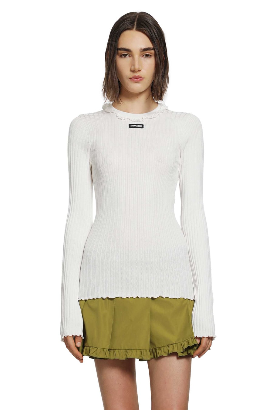 Miu Miu Silk Sweater, view 2