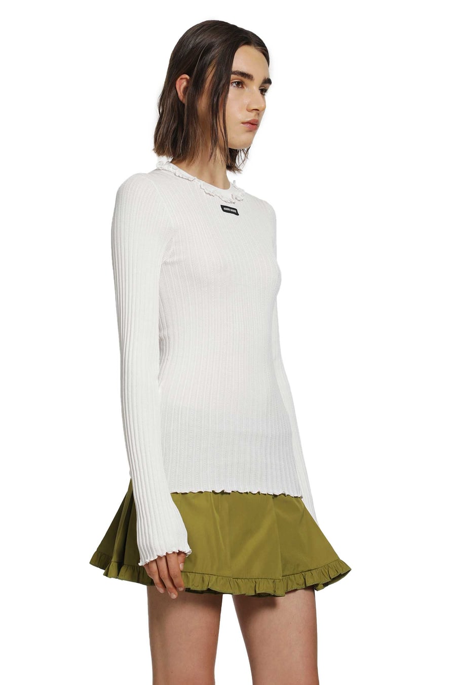 Miu Miu Silk Sweater, view 3