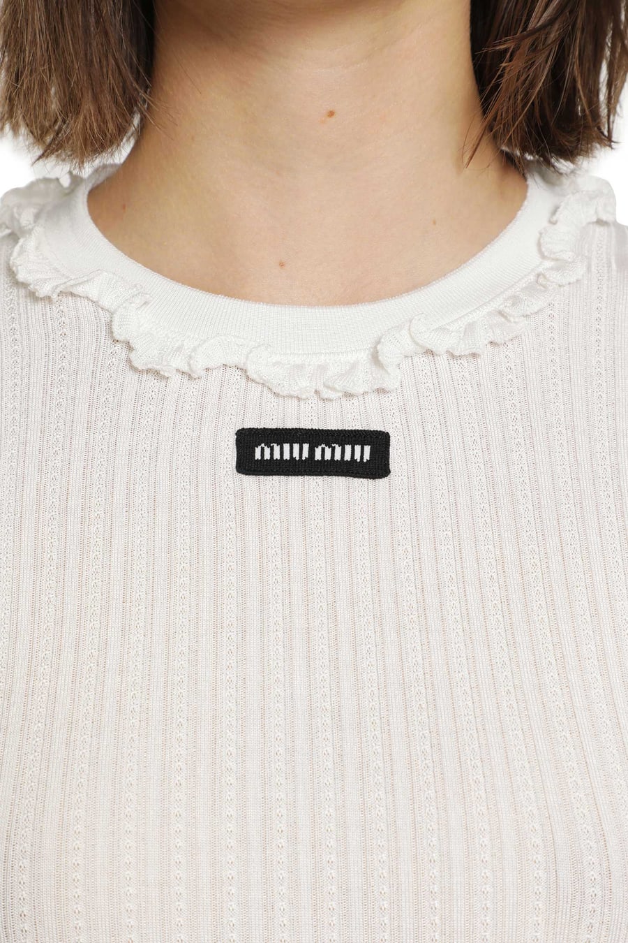 Miu Miu Silk Sweater, view 5
