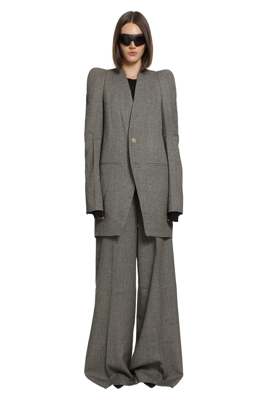 Rick Owens Tower Wide Tailored Pants, view 5