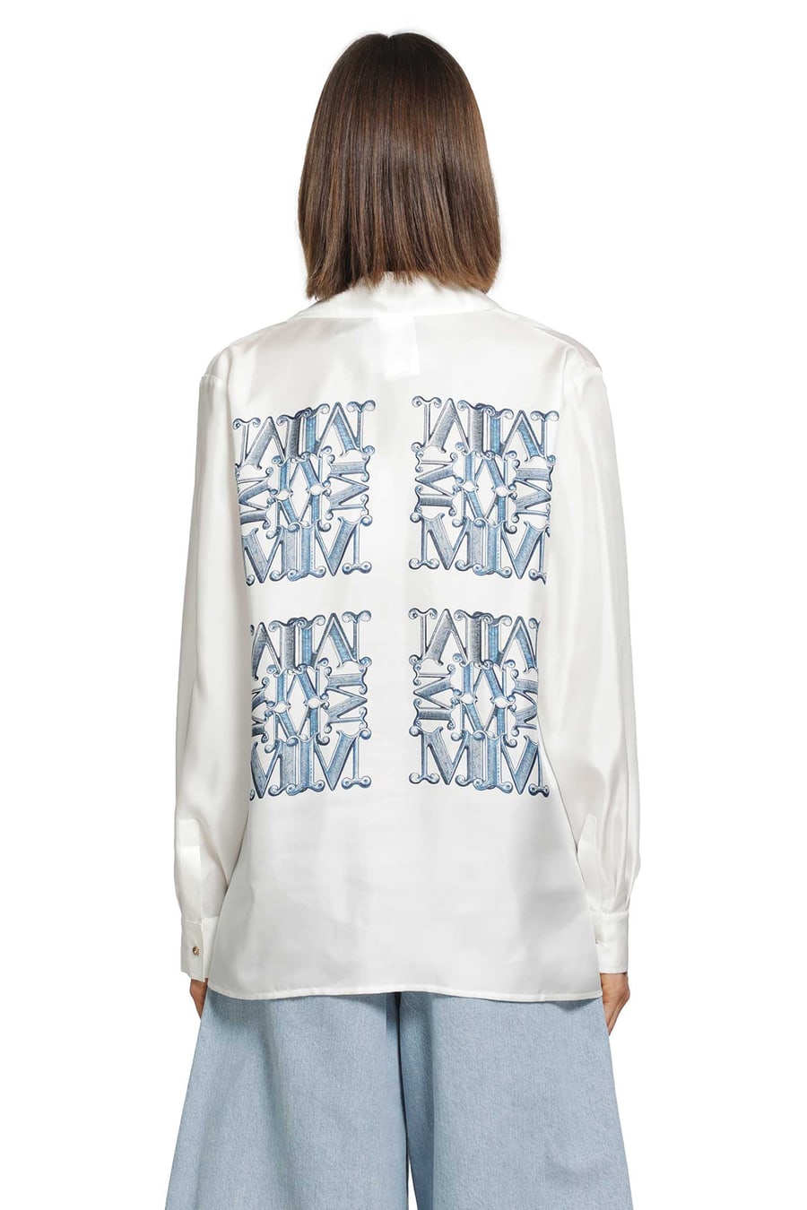 Max Mara Printed Silk Shirt, view 4