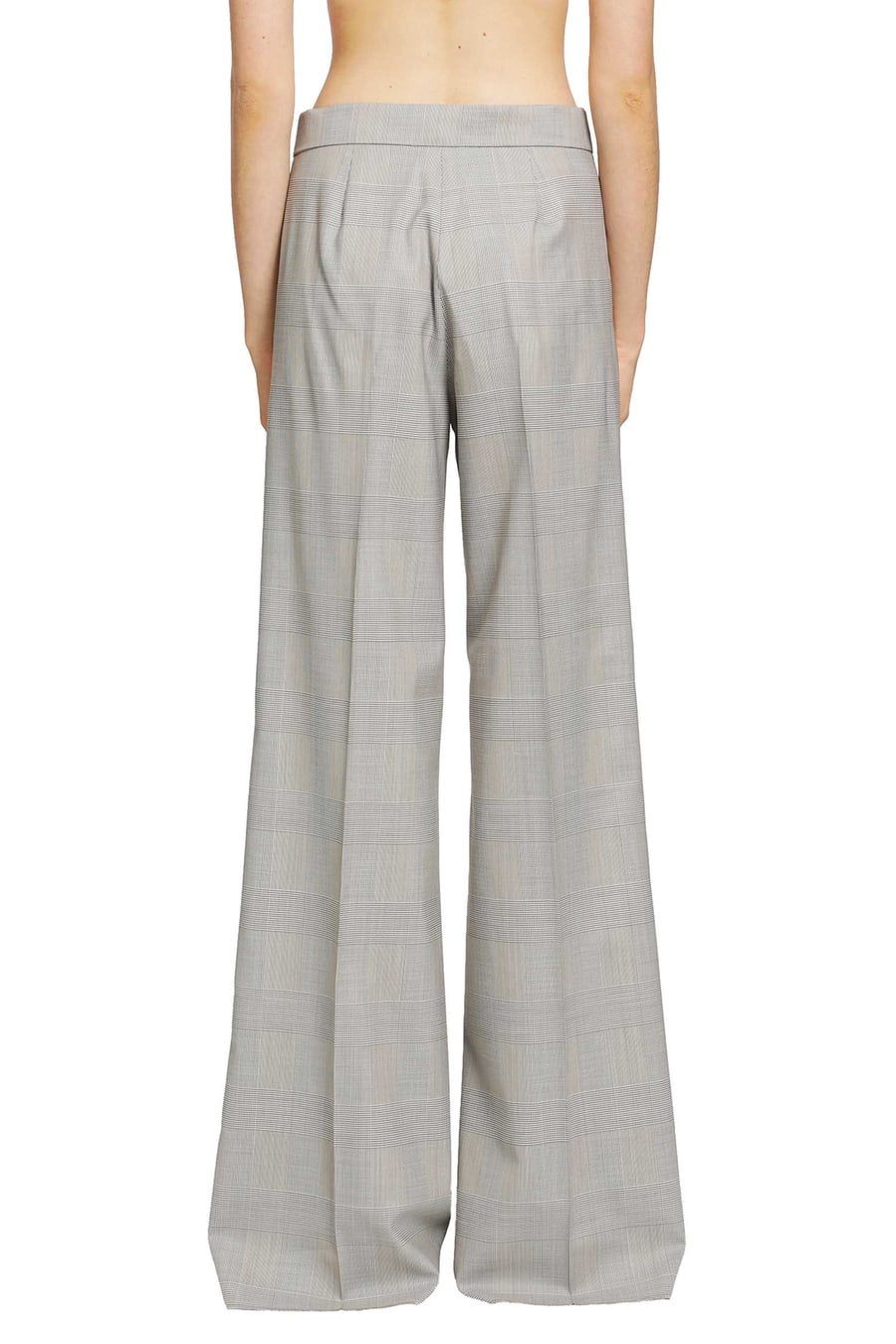 Max Mara Glen Plaid Wool Trousers, view 4