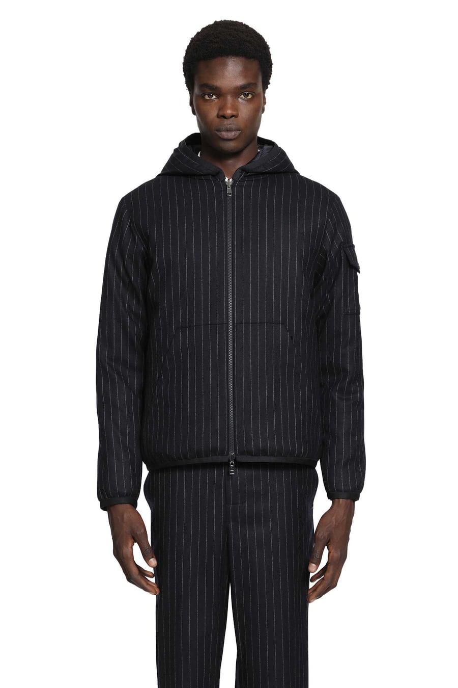 Moncler Ceze Reversible Hooded Short Jacket, view 2