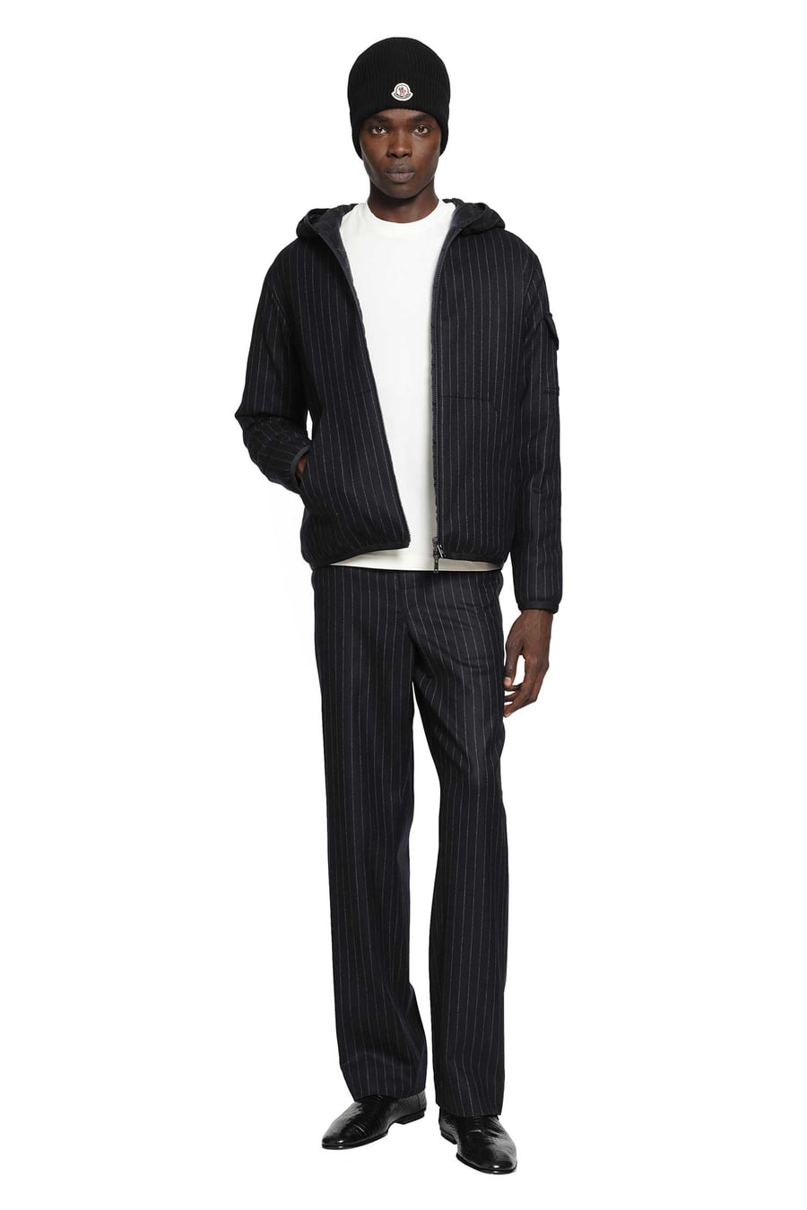 Moncler Ceze Reversible Hooded Short Jacket, view 8