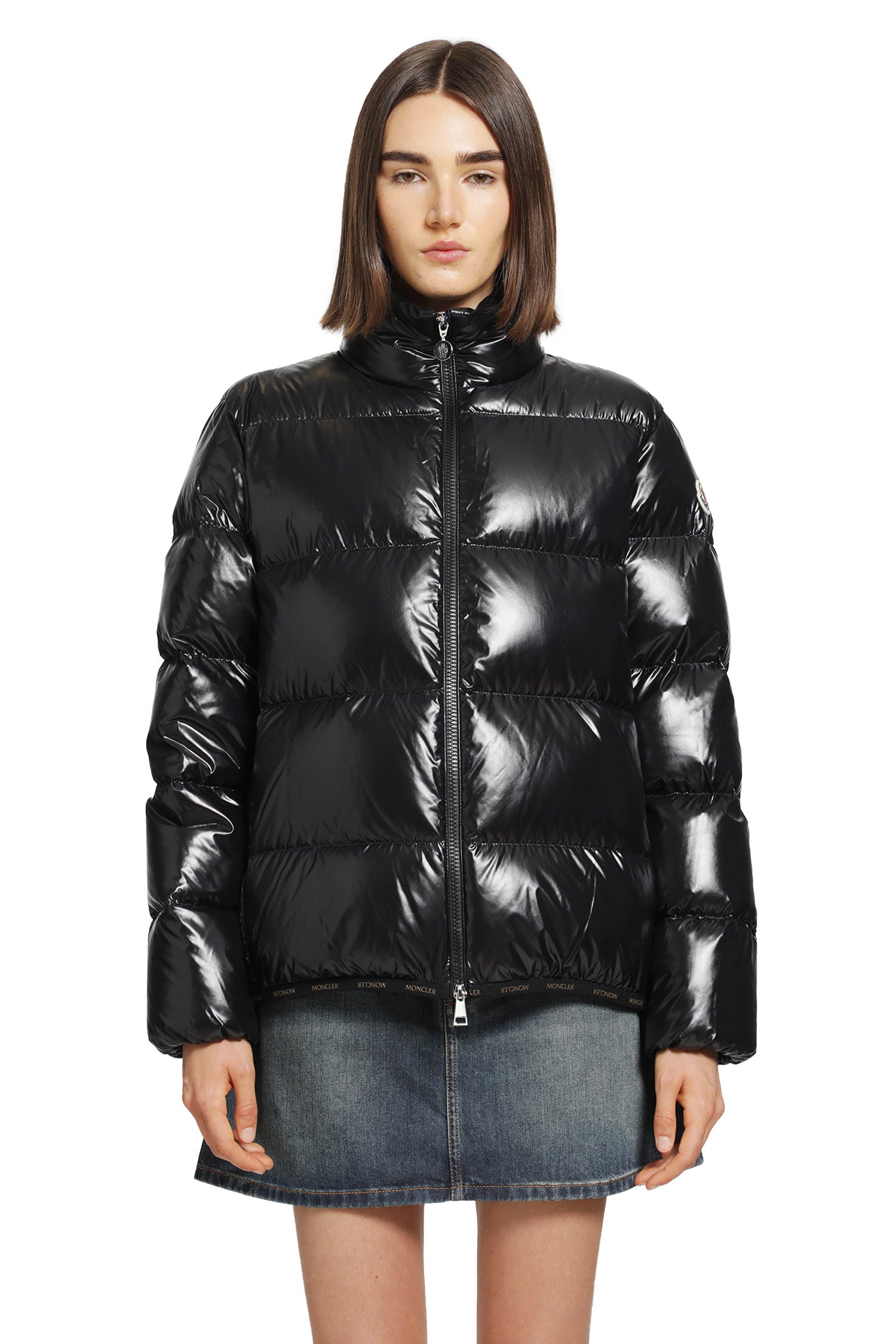 Moncler Abbadia Short Down Jacket, view 2