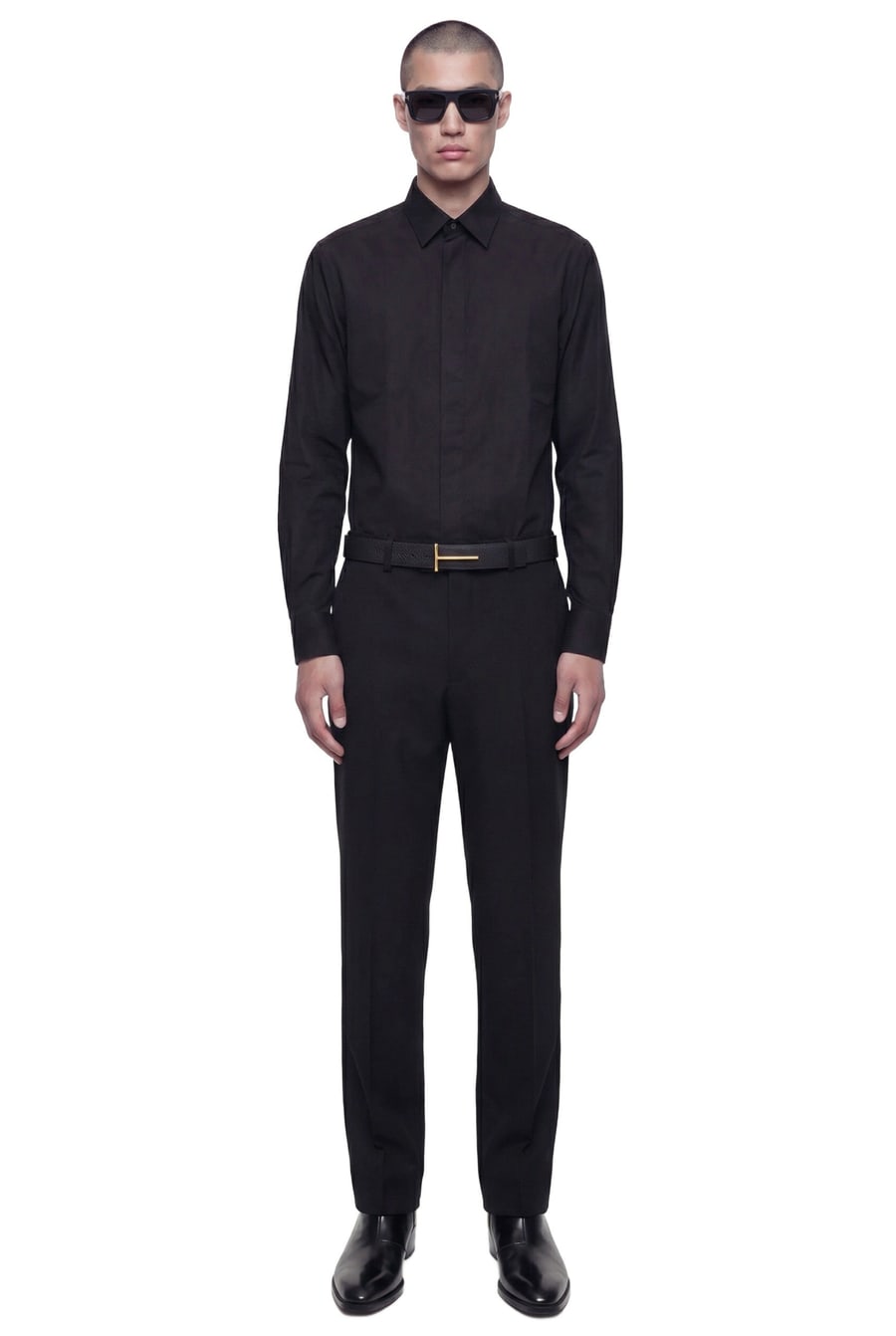 Tom Ford Charmeuse Fluid Fit Shirt, view 5