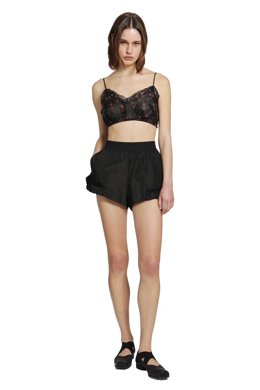 SIMONE ROCHA Sheer Lace Trim Bralette, view 5