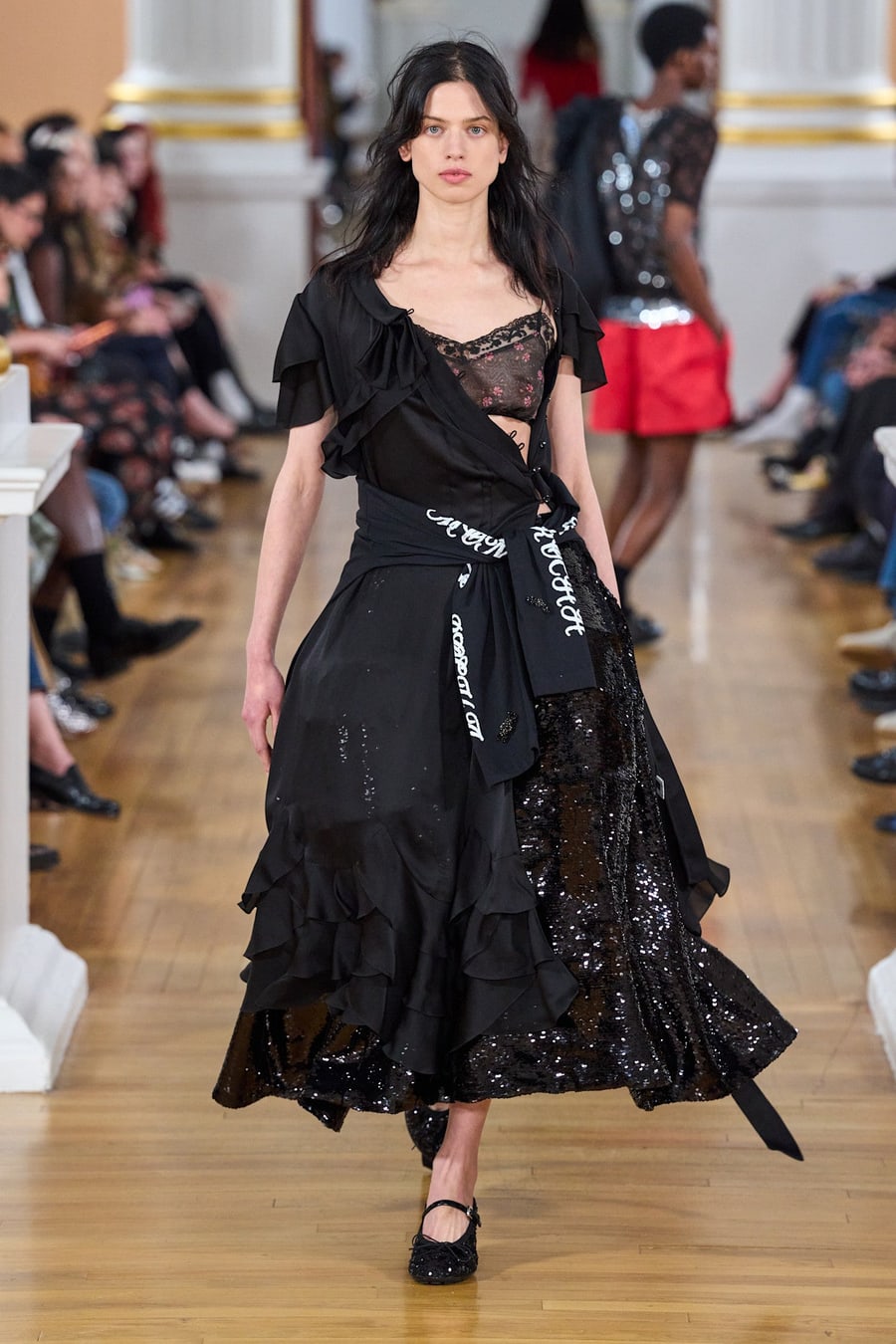 SIMONE ROCHA Sheer Lace Trim Bralette, view 6