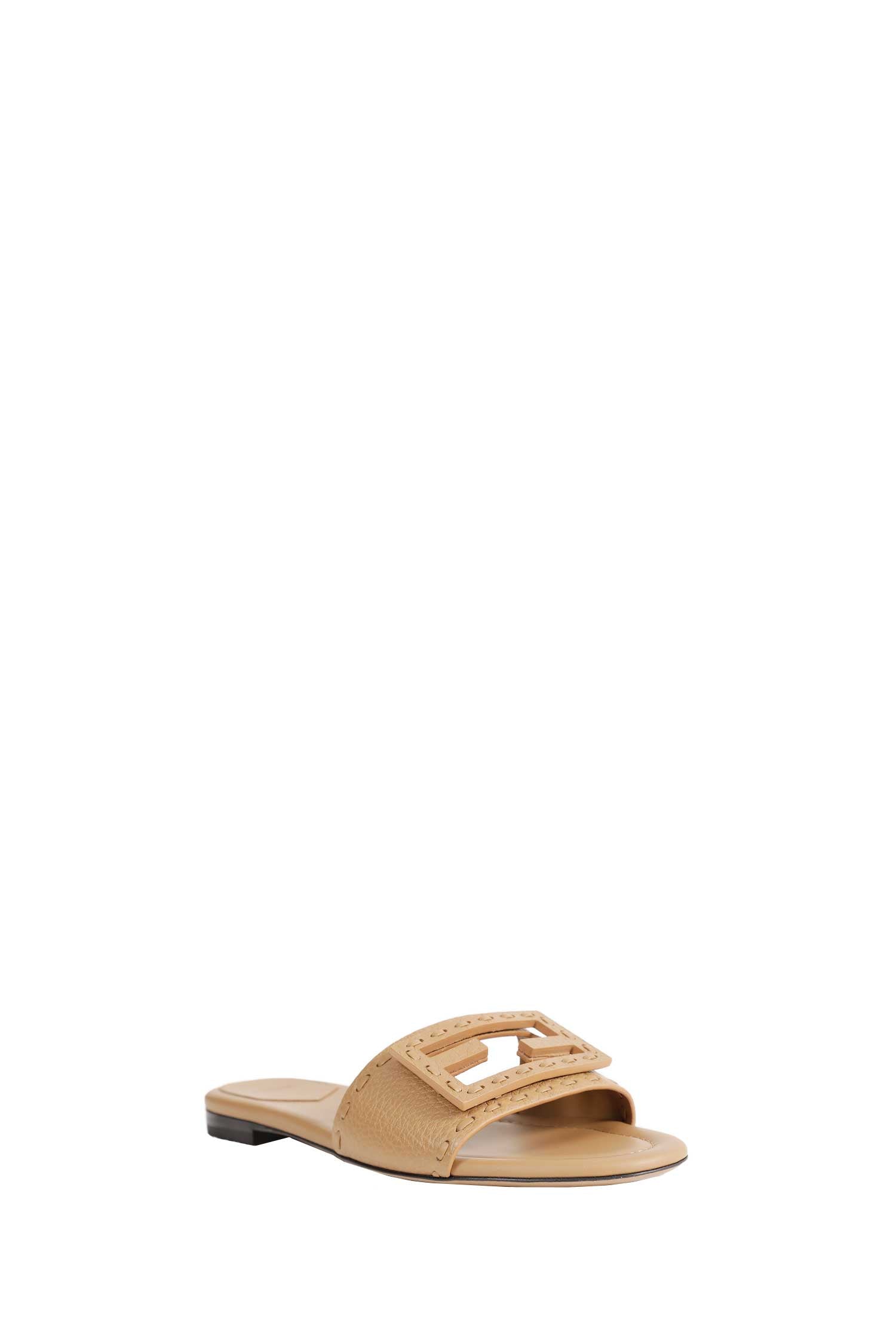 Fendi Leather Slides, view 2