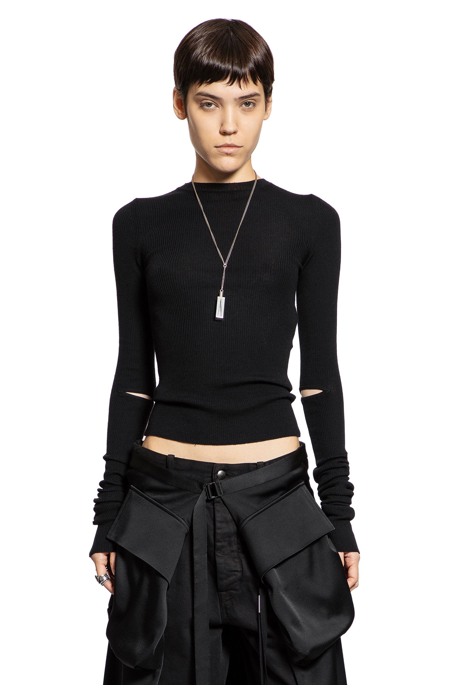 Ann Demeulemeester Lyell Sweater in Superfine Merino knit
