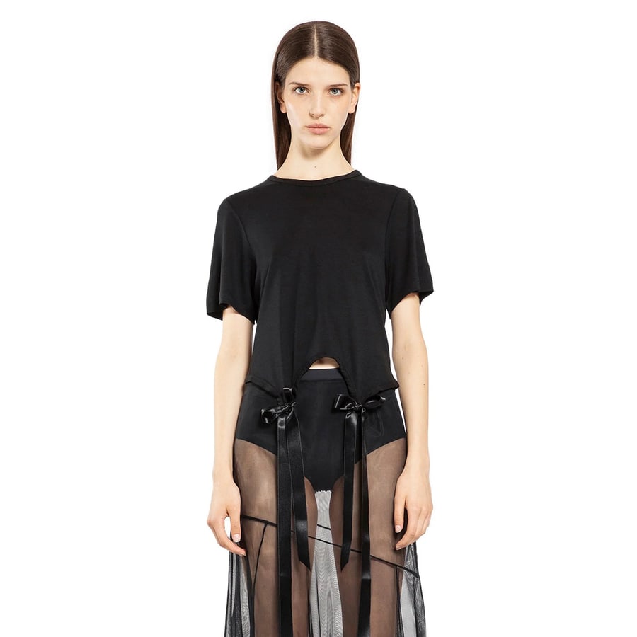 SIMONE ROCHA Easy T-Shirt with Bow tails, view 5