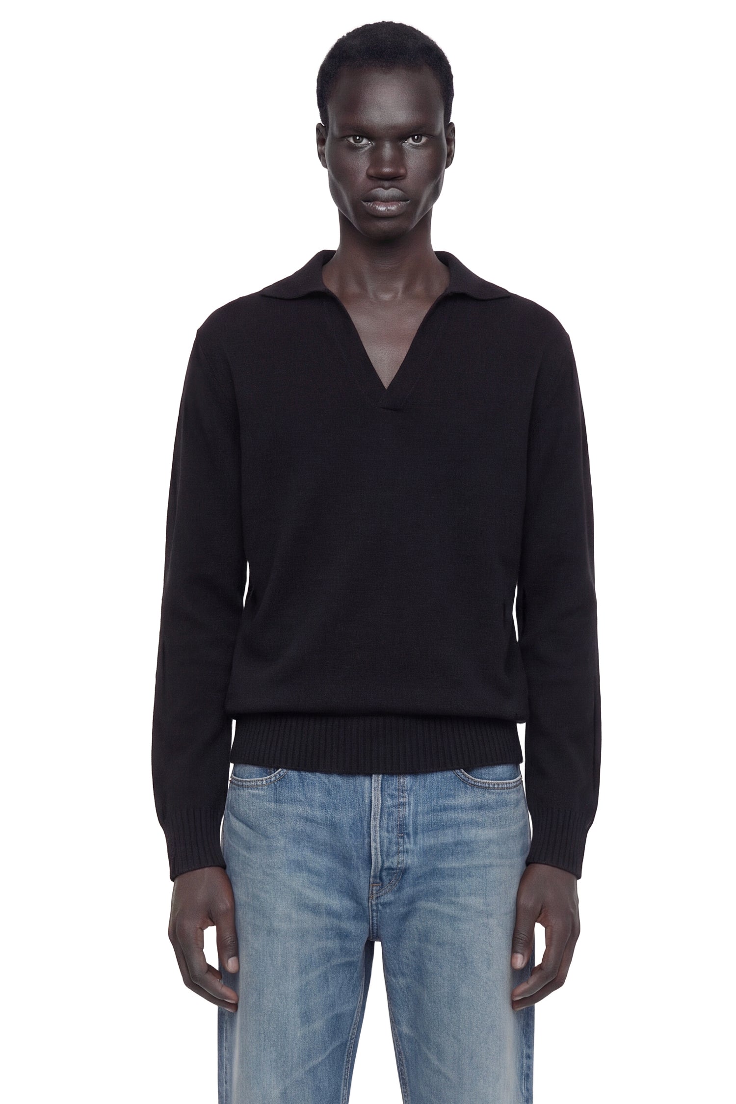 Tom Ford Seamless Cashmere Silk Knit Polo