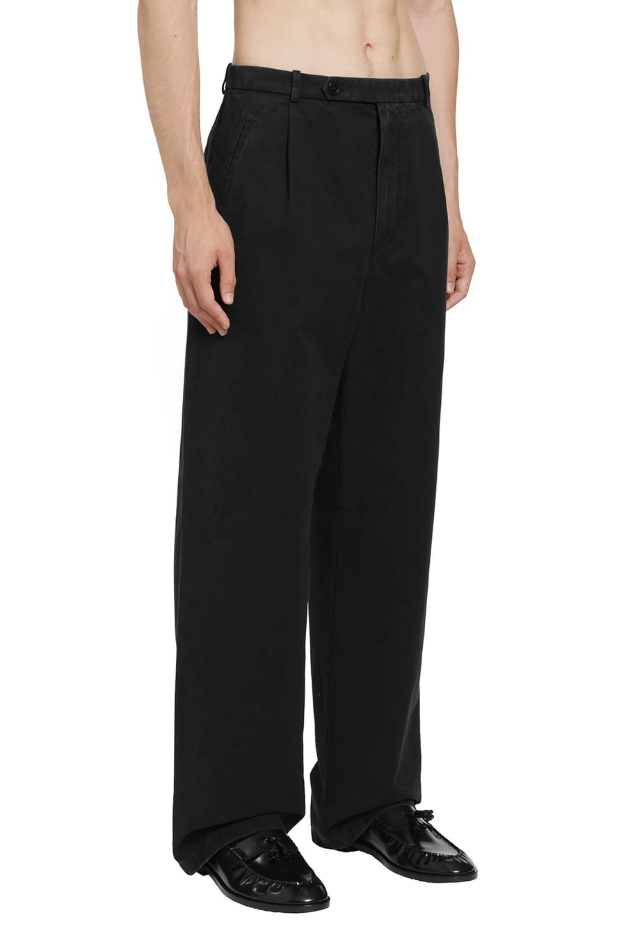 Jil Sander Cotton Drill Trousers, view 3