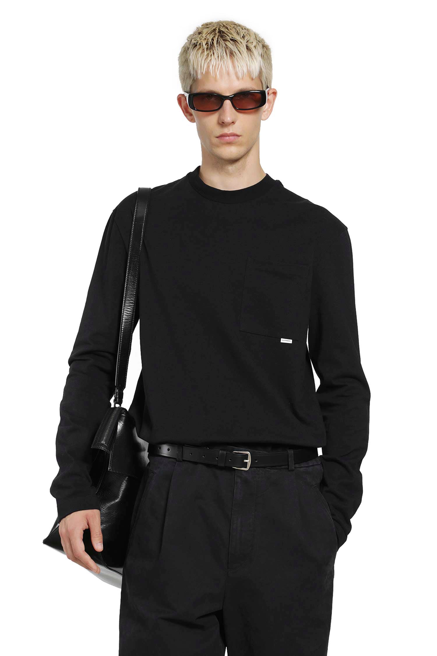 Jil Sander Chest Pocket Long Sleeve T-Shirt