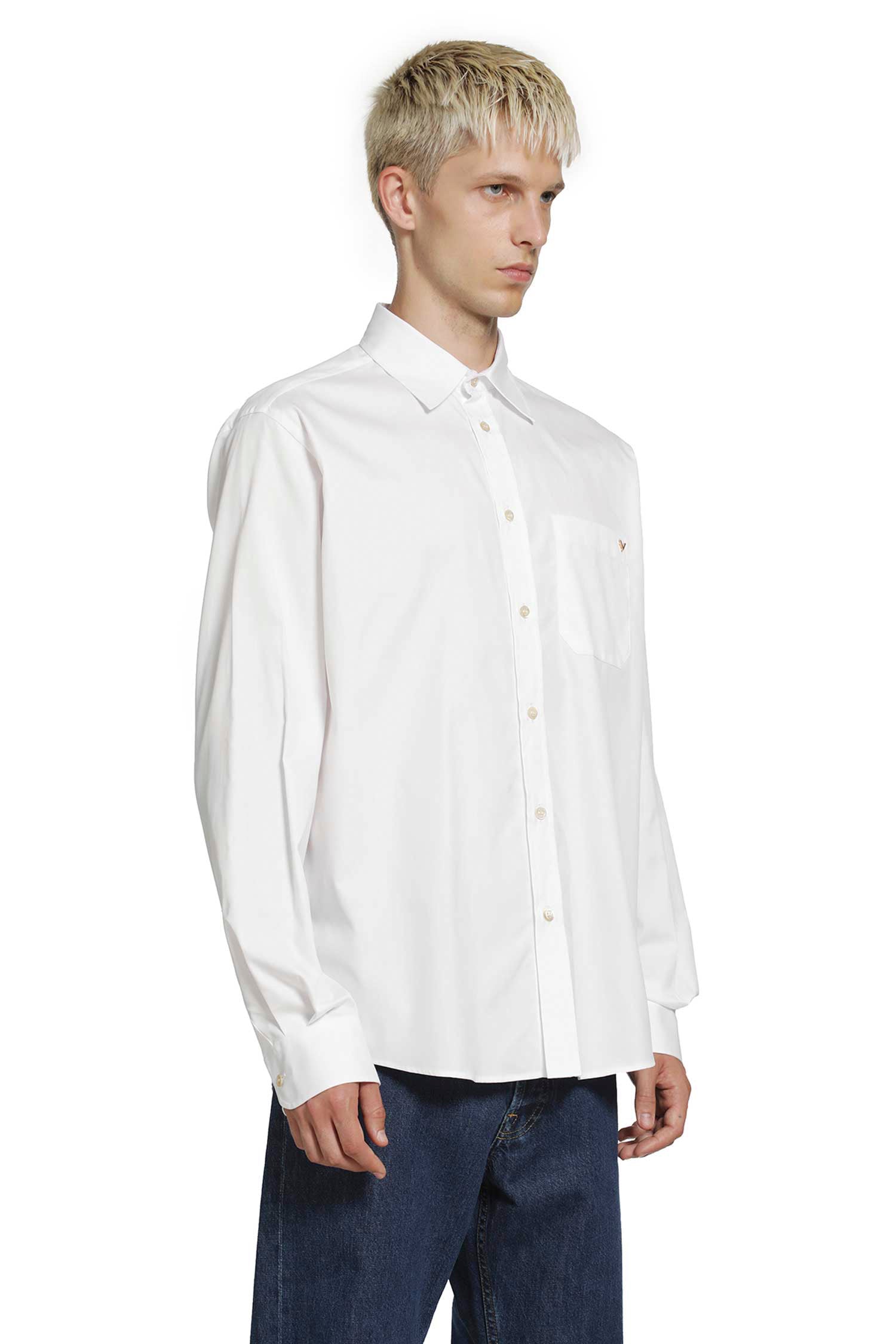 VALENTINO VGold Oxford Cotton Pocket Shirt, view 2