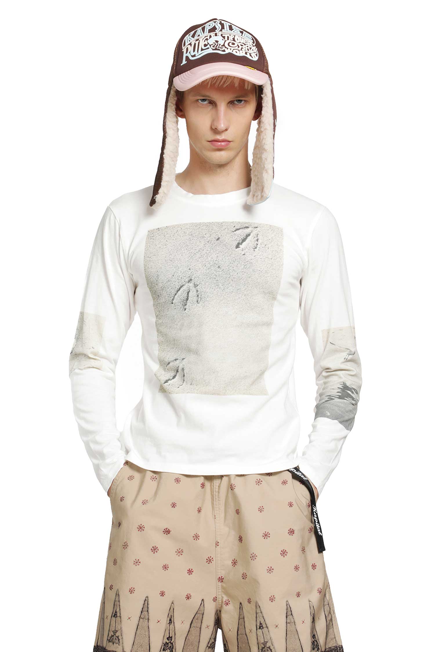 KAPITAL Gull Foot long Sleeve T-Shirt