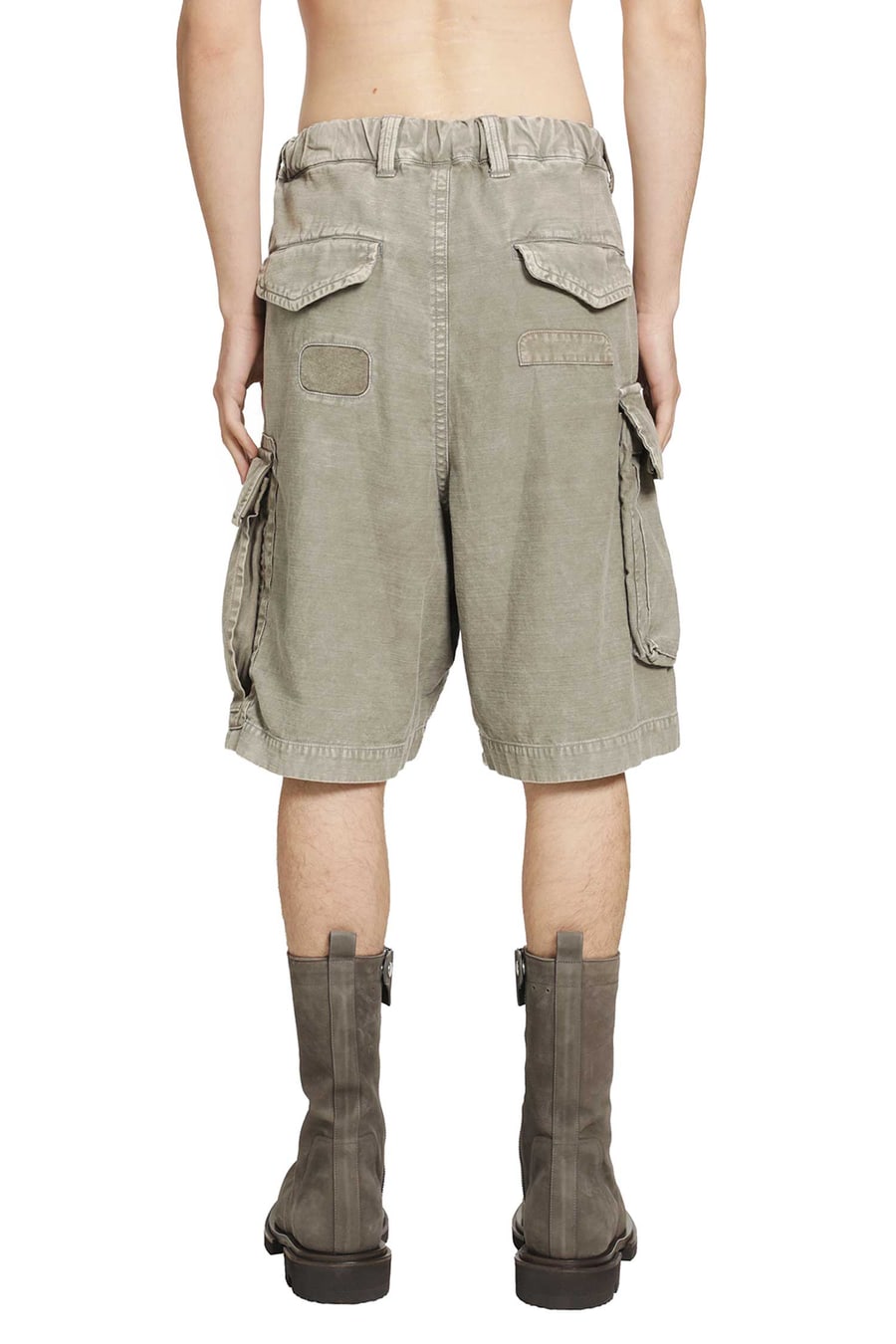 MAISON MIHARA YASUHIRO Repaired Cargo Shorts, view 4