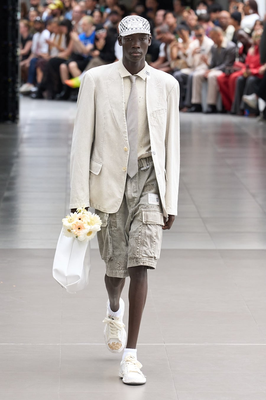 MAISON MIHARA YASUHIRO Repaired Cargo Shorts, view 7