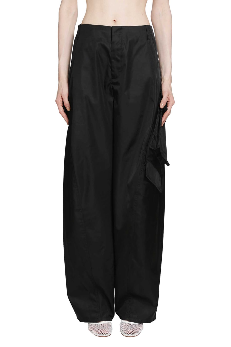 Alaïa Taffeta Cargo Pants, view 2