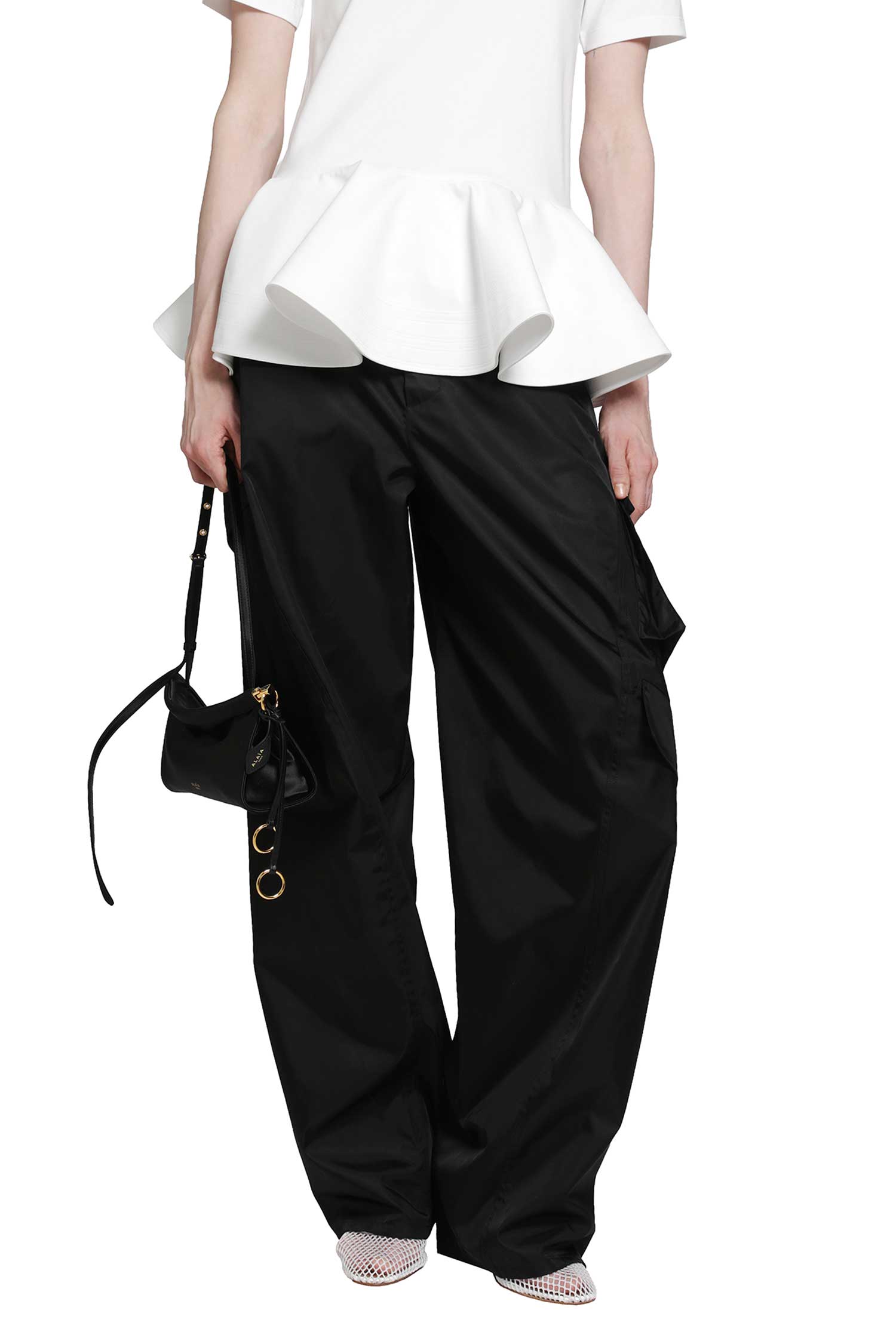 Alaïa Taffeta Cargo Pants