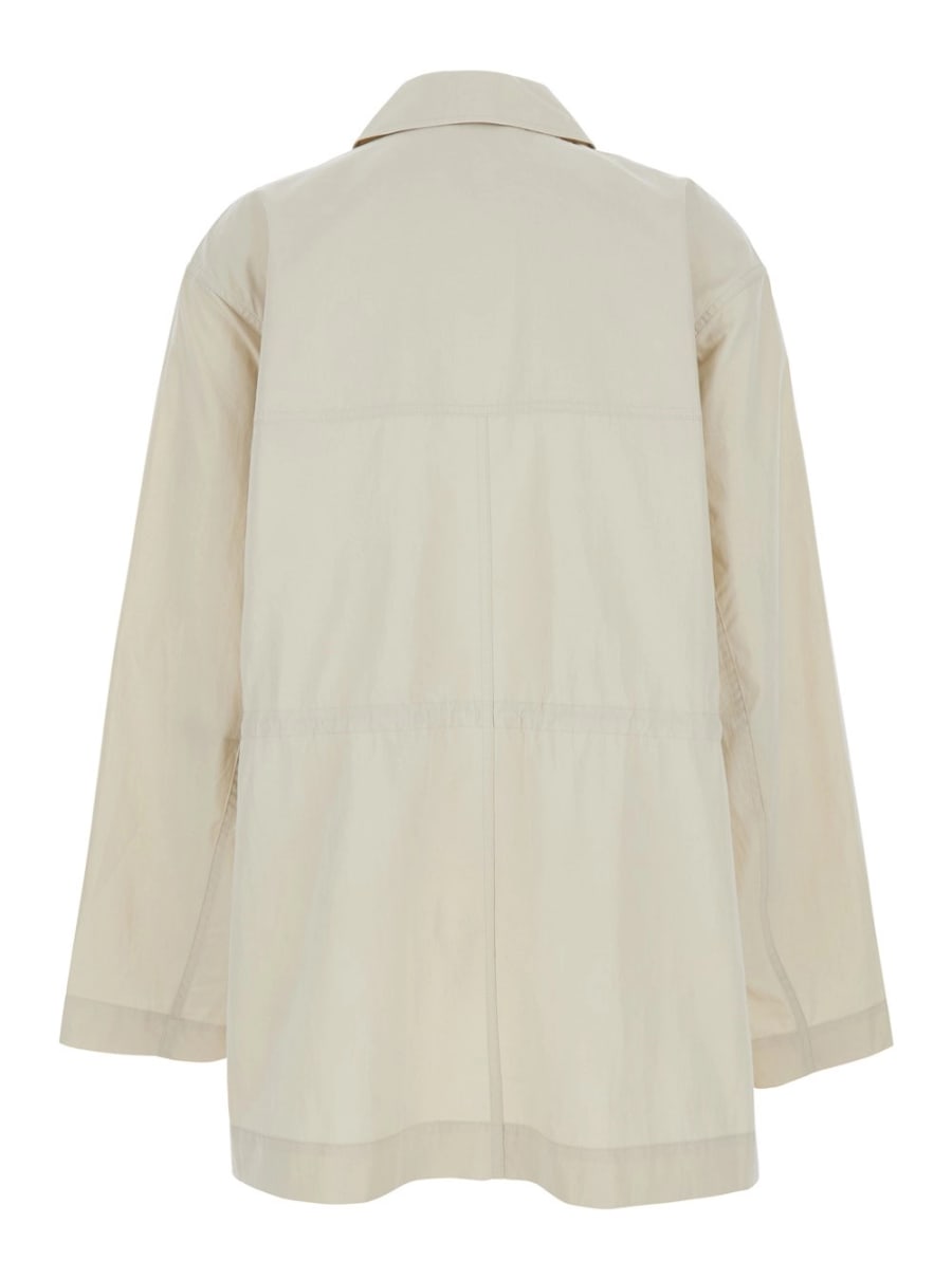 Toteme COLLARED DRAWSTRING JACKET, view 2