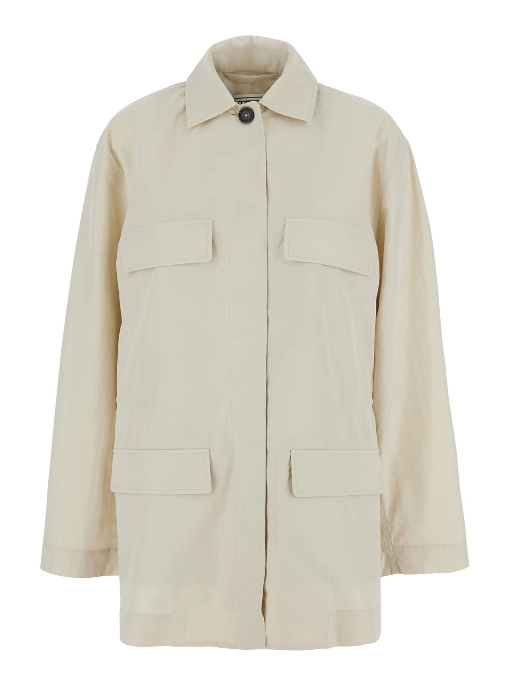 Toteme COLLARED DRAWSTRING JACKET