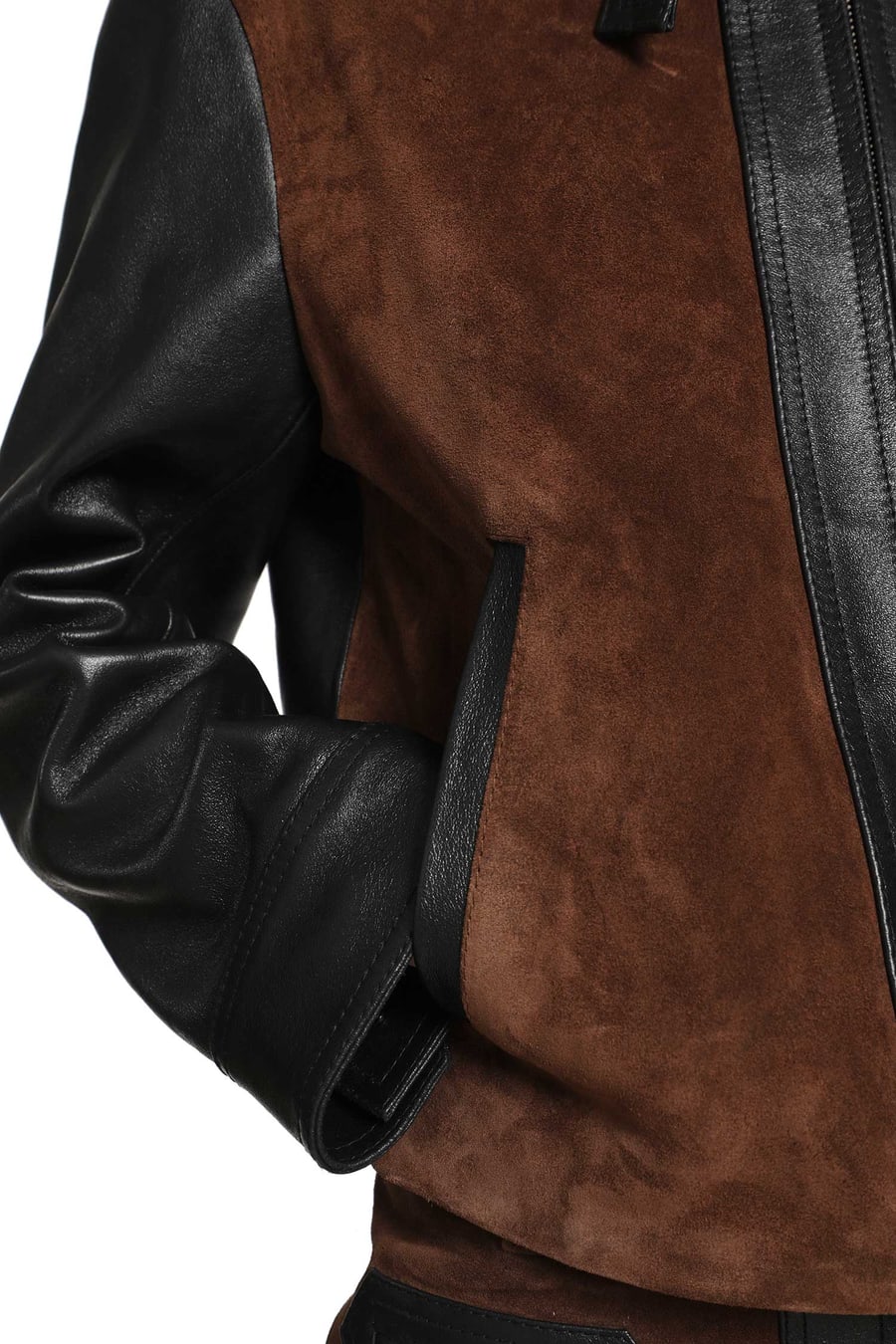 Marni Suede and Leather Jacket, view 5