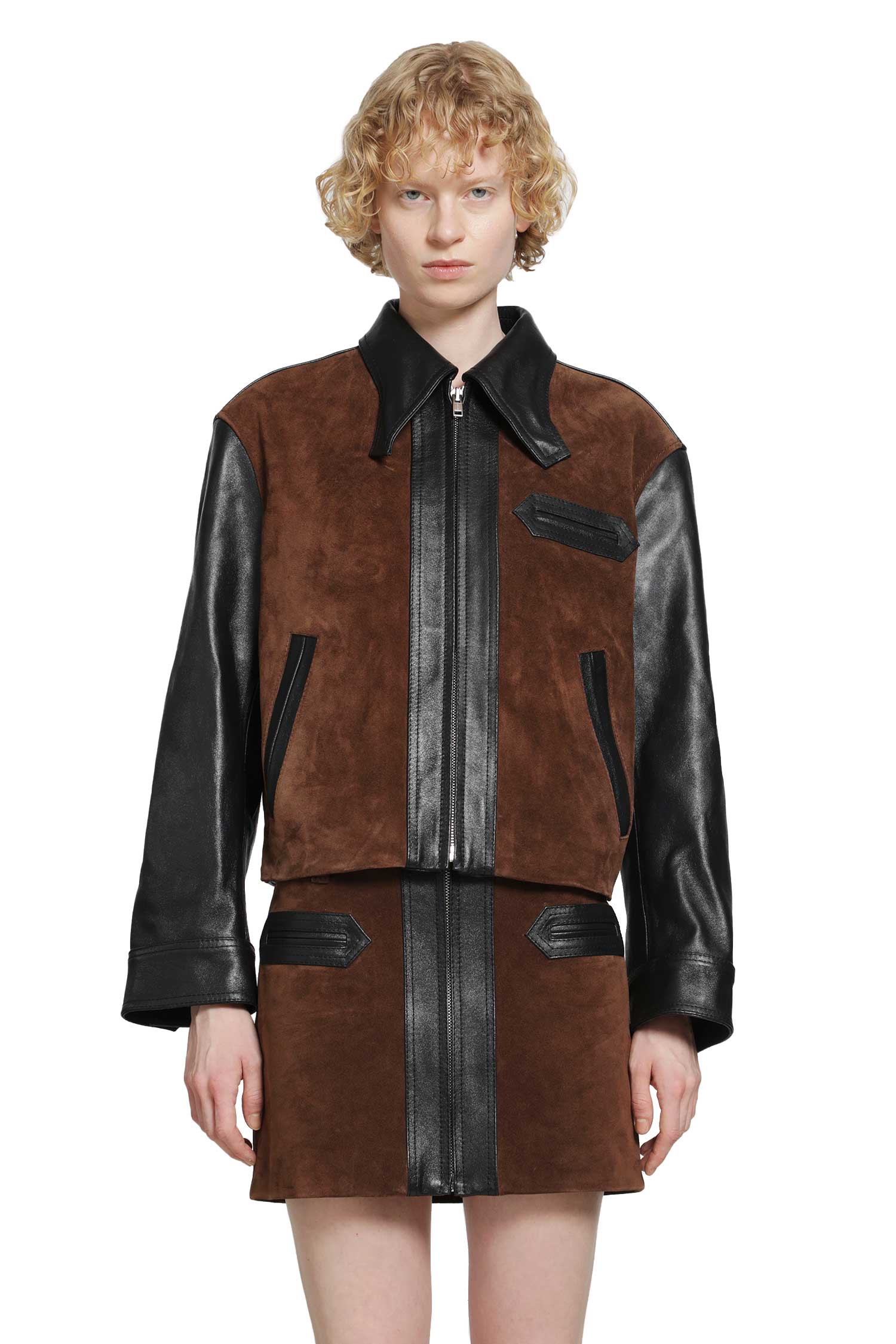Marni Suede and Leather Jacket, view 2