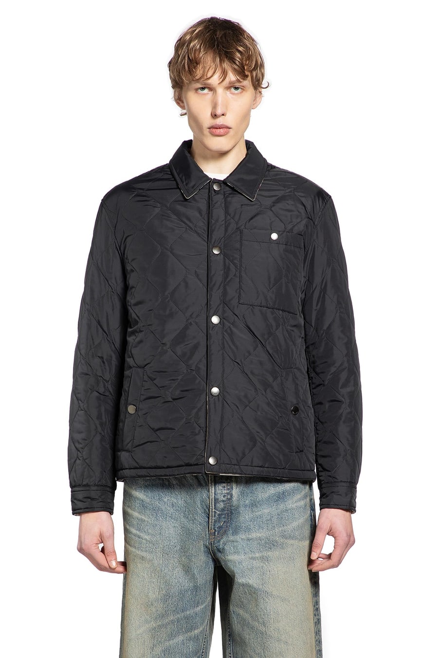 Burberry Quilted Nylon Overshirt, view 2