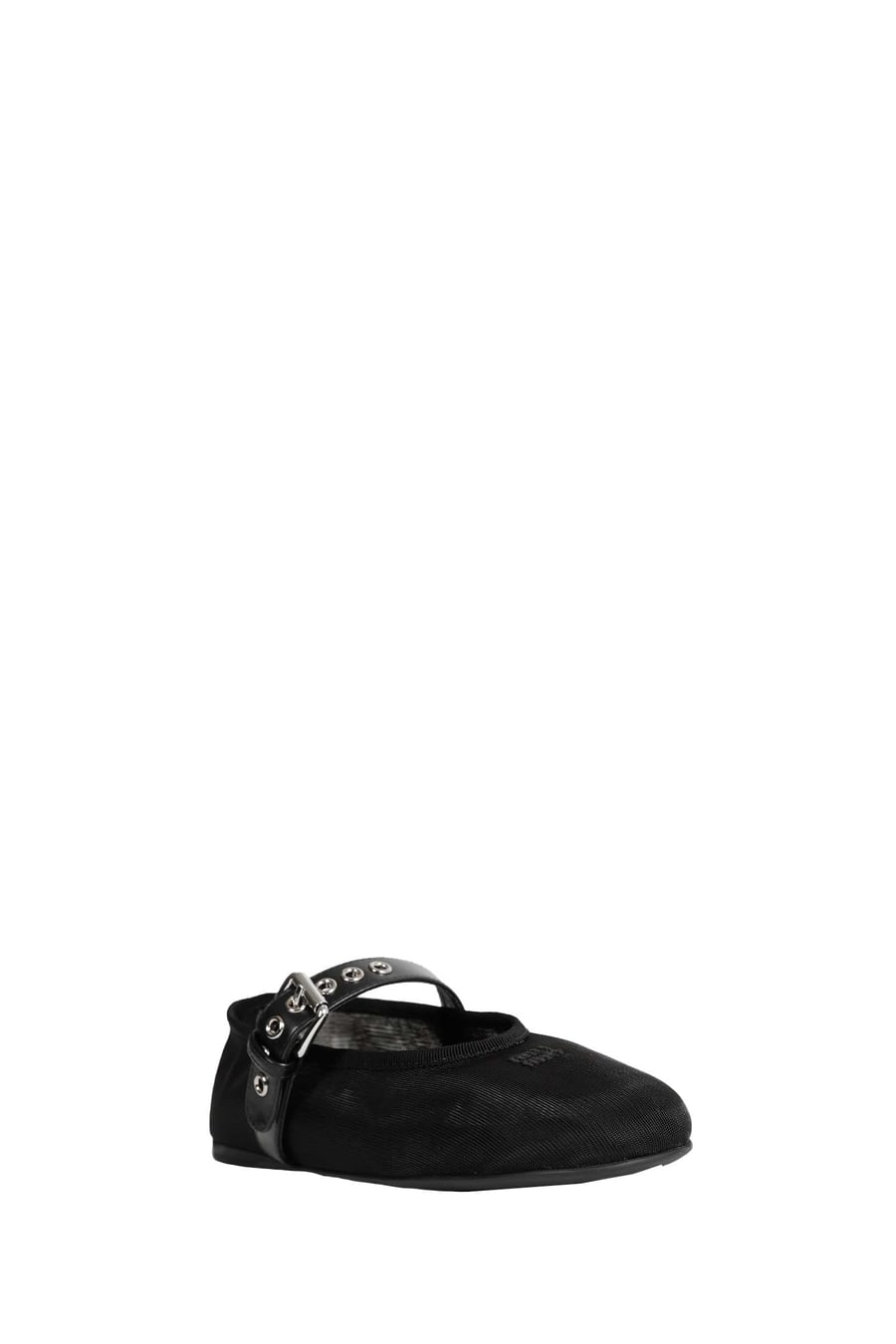 Miu Miu Mesh And Fabric Ballerinas, view 2