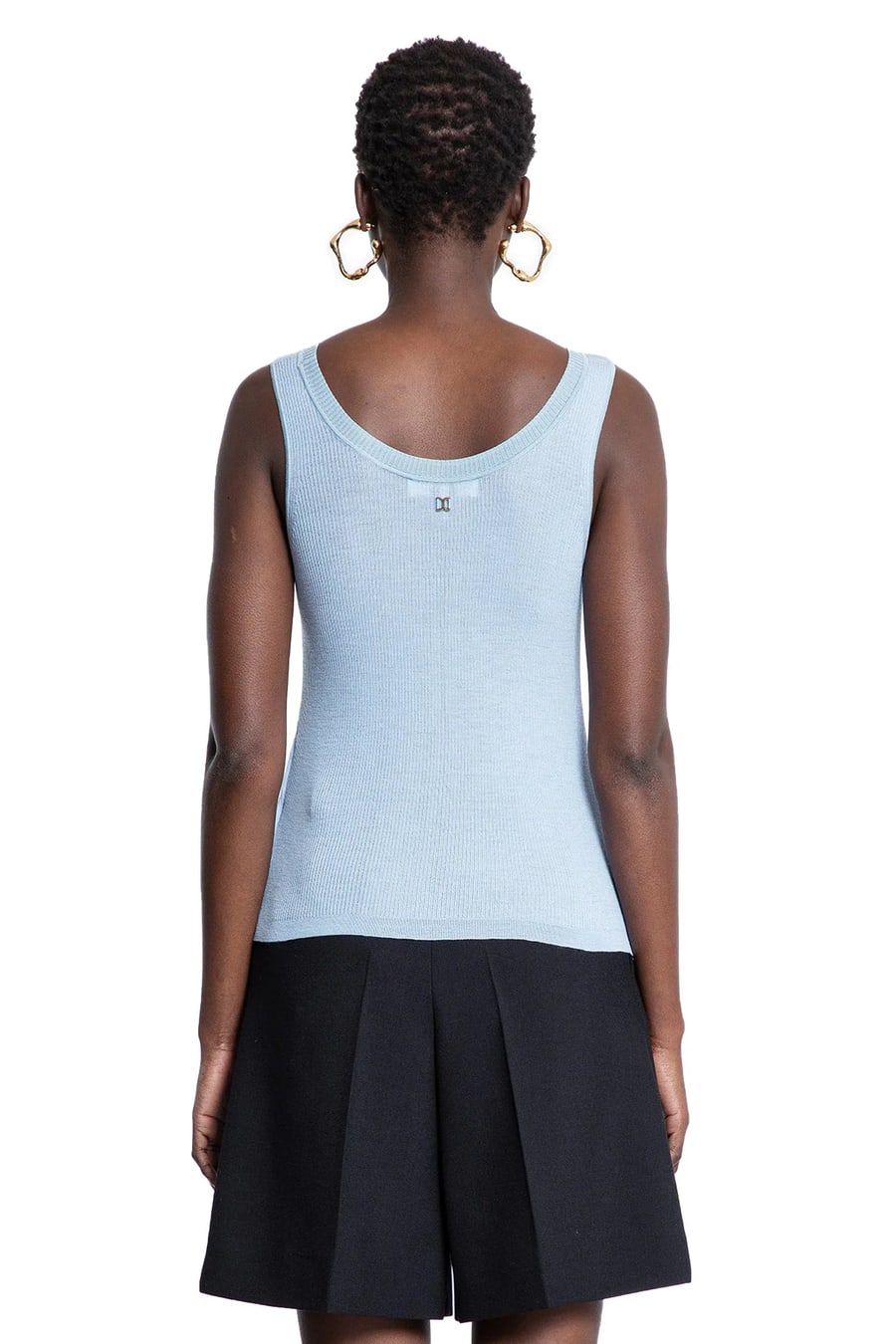 Chloé Tank Top In Wool Knit, view 4
