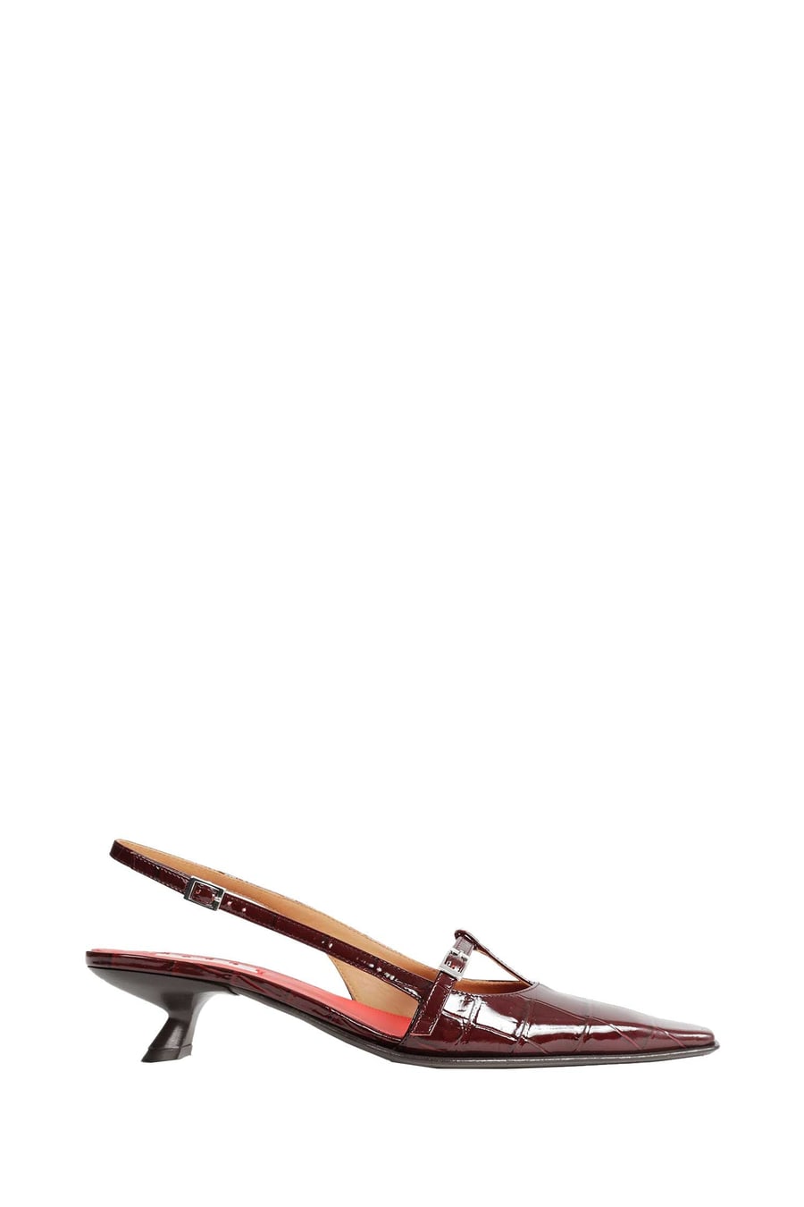 Marni Kitten Heel Slingback Pumps