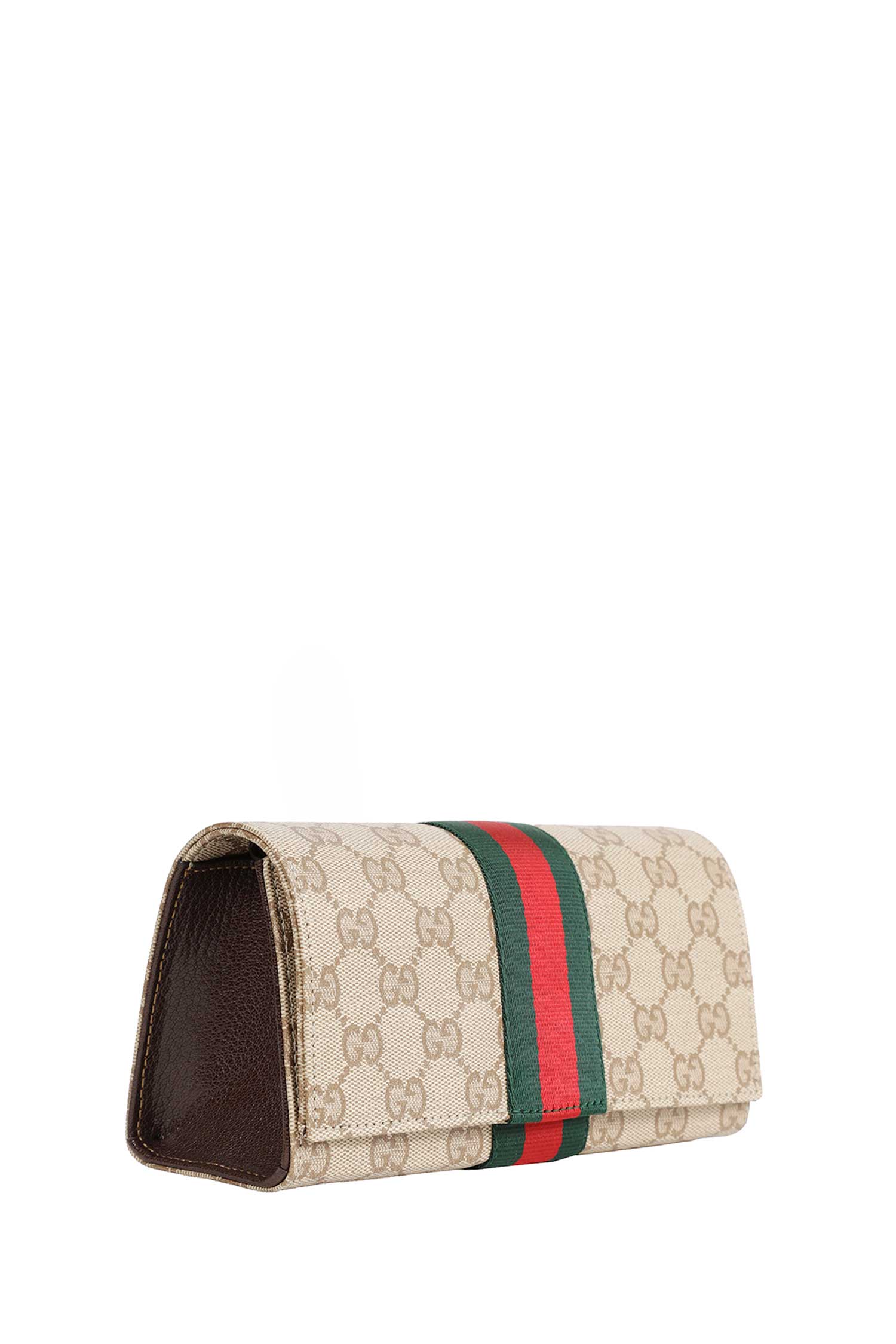 Gucci GG Coated Canvas and Web Pouc, view 2