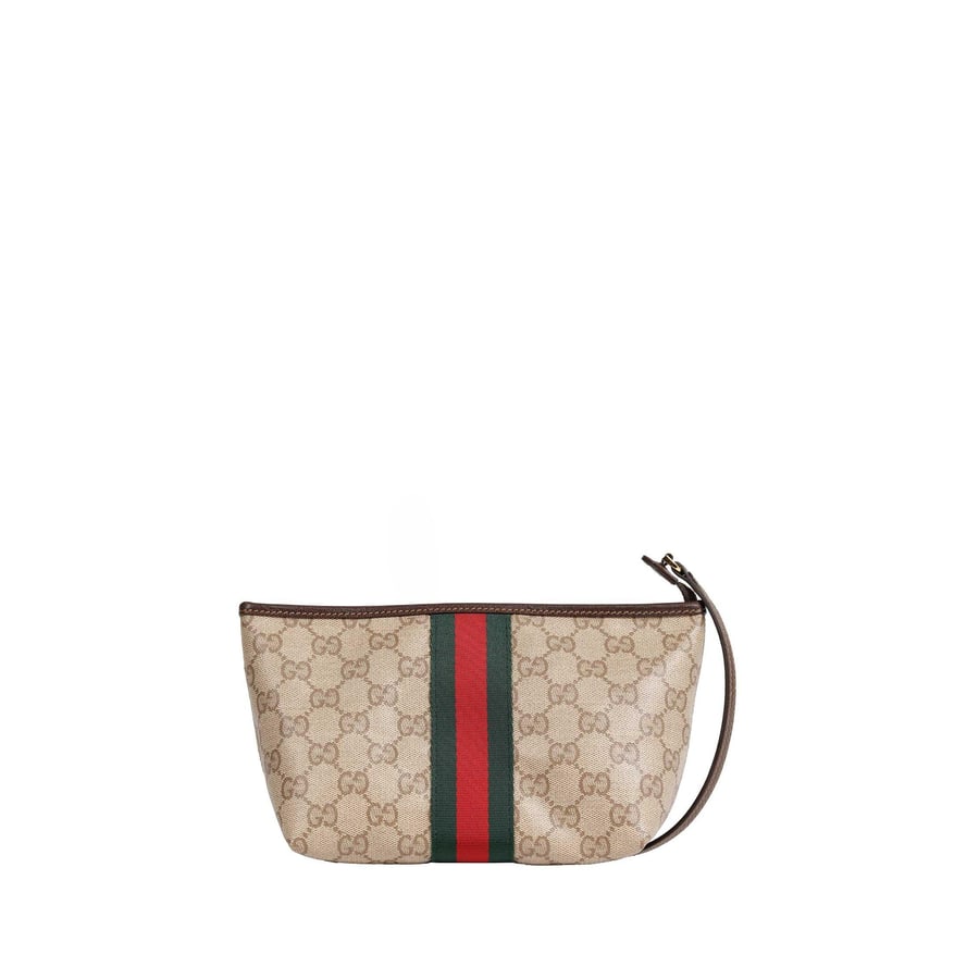 Gucci Small Pouch with Strap and Web, view 4