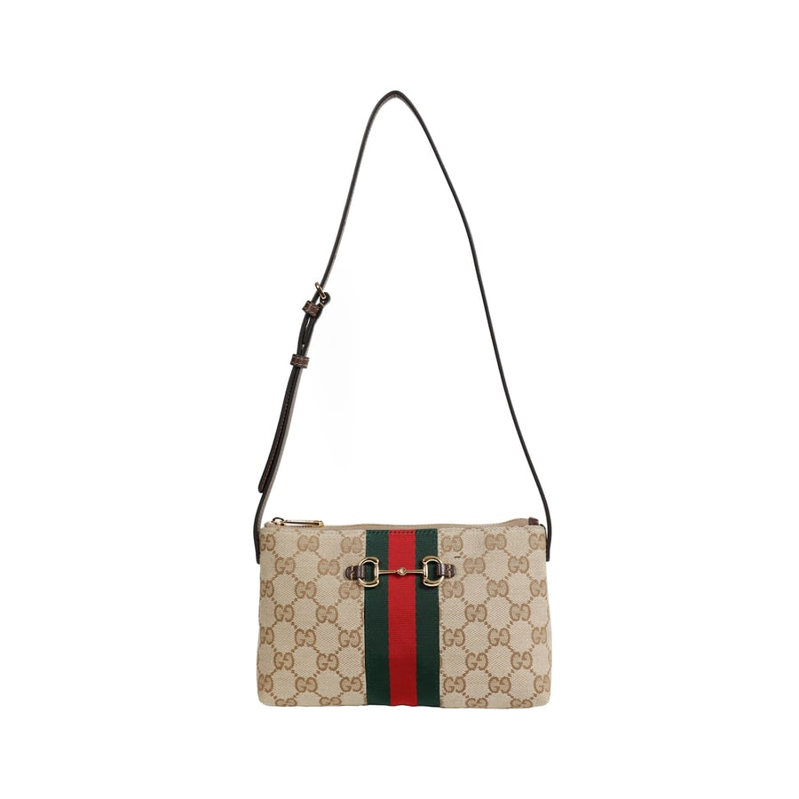 Gucci GG Canvas and Web Mini Bag, view 5
