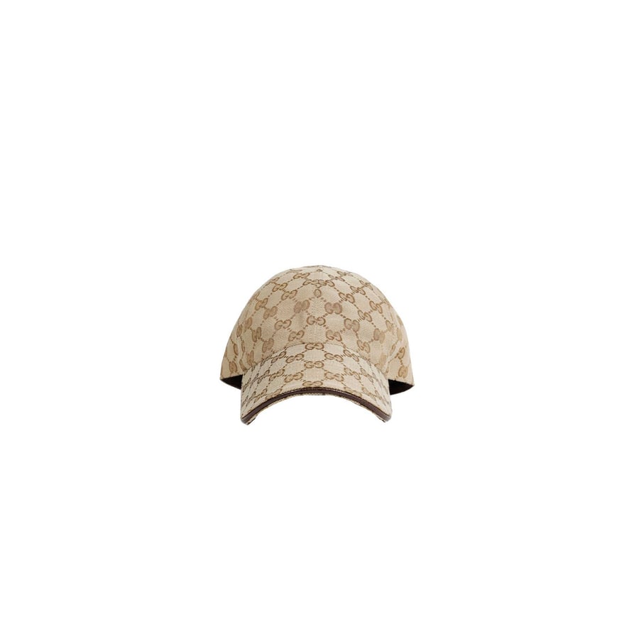 Gucci GG Cotton Canvas Baseball Cap, view 6