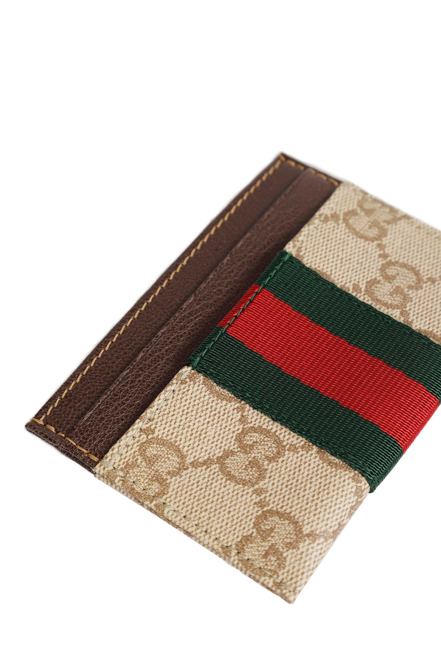 Gucci Coated GG Canvas Card Holder, view 2