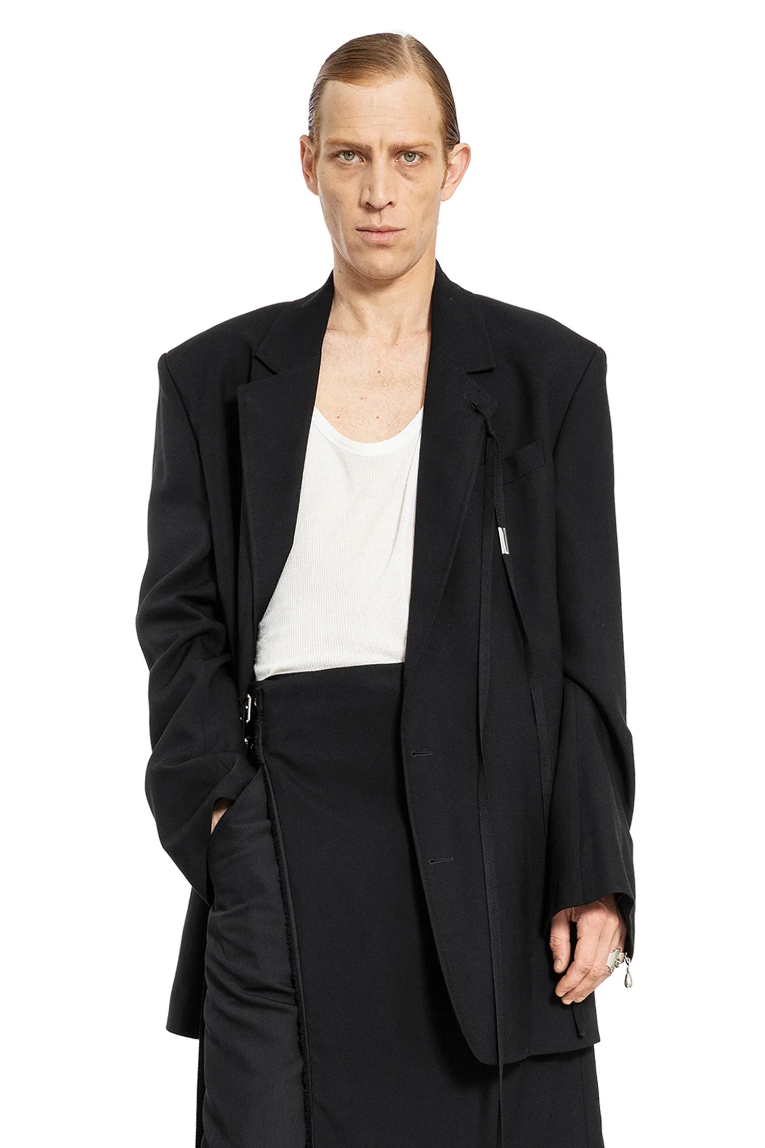 Ann Demeulemeester Anthoon High-Comfort Tailored Blazer