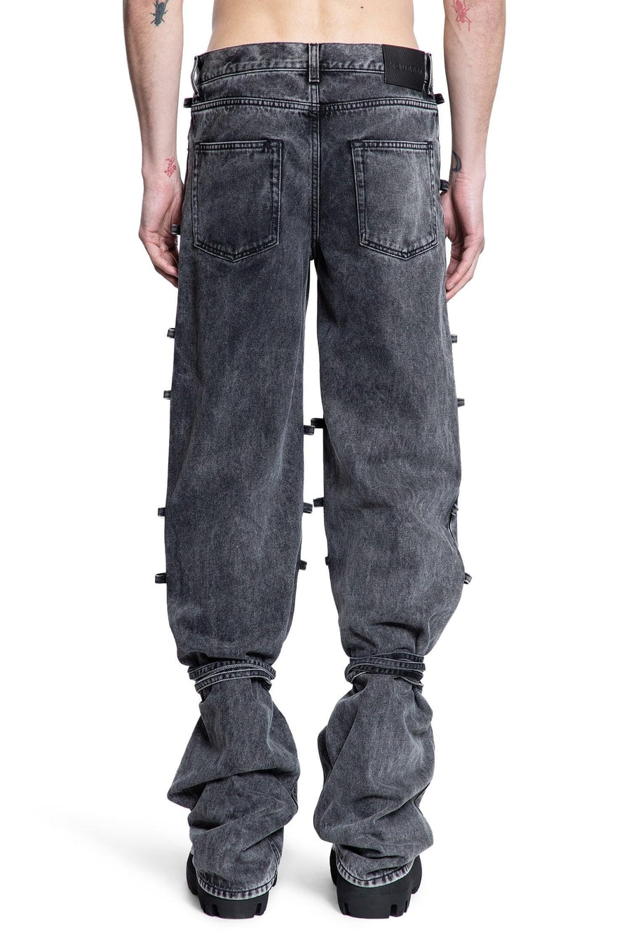 MCQUEEN Tied Jeans, view 4