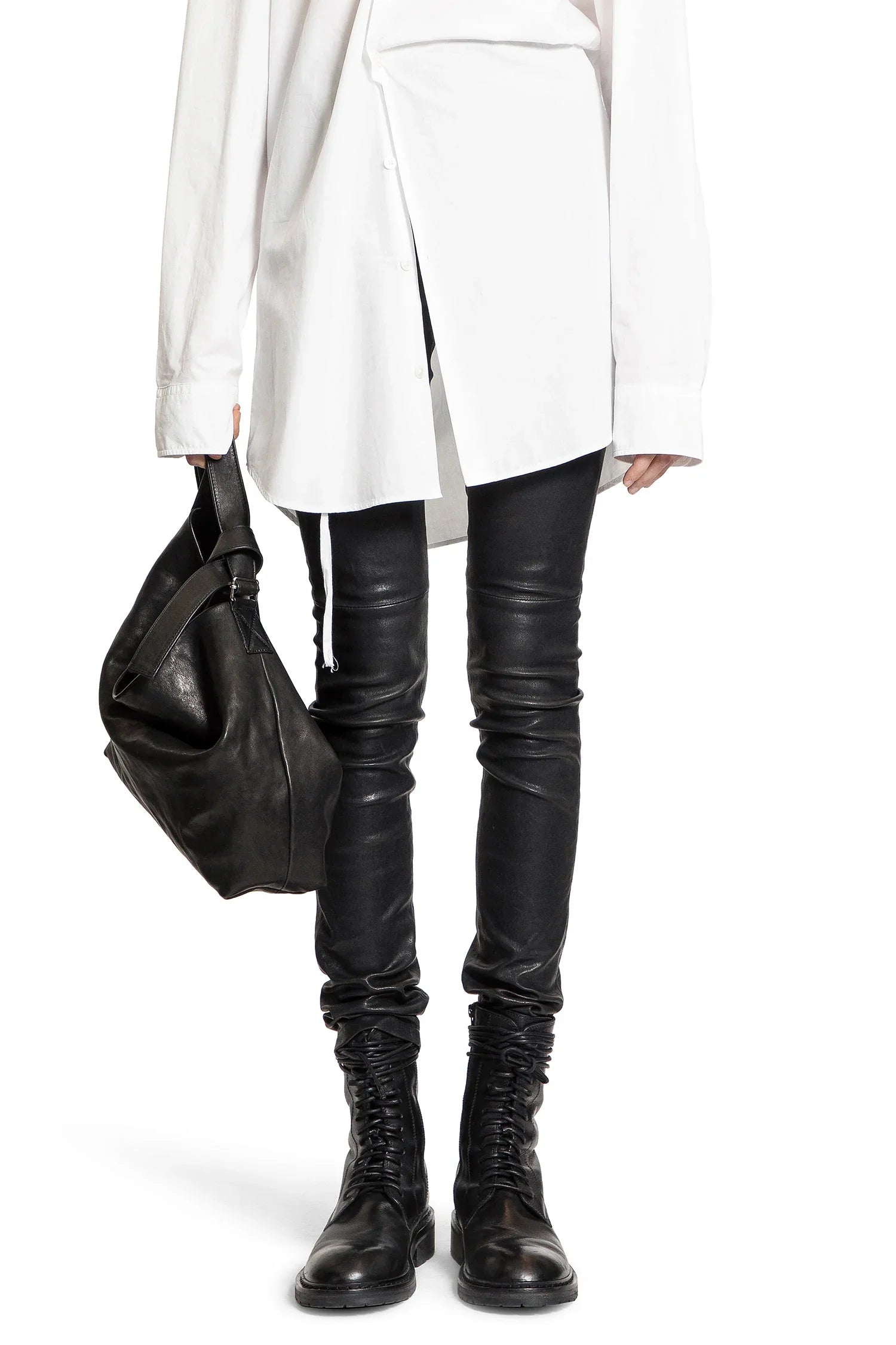 Ann Demeulemeester Florence Leggings in Stretch Nappa